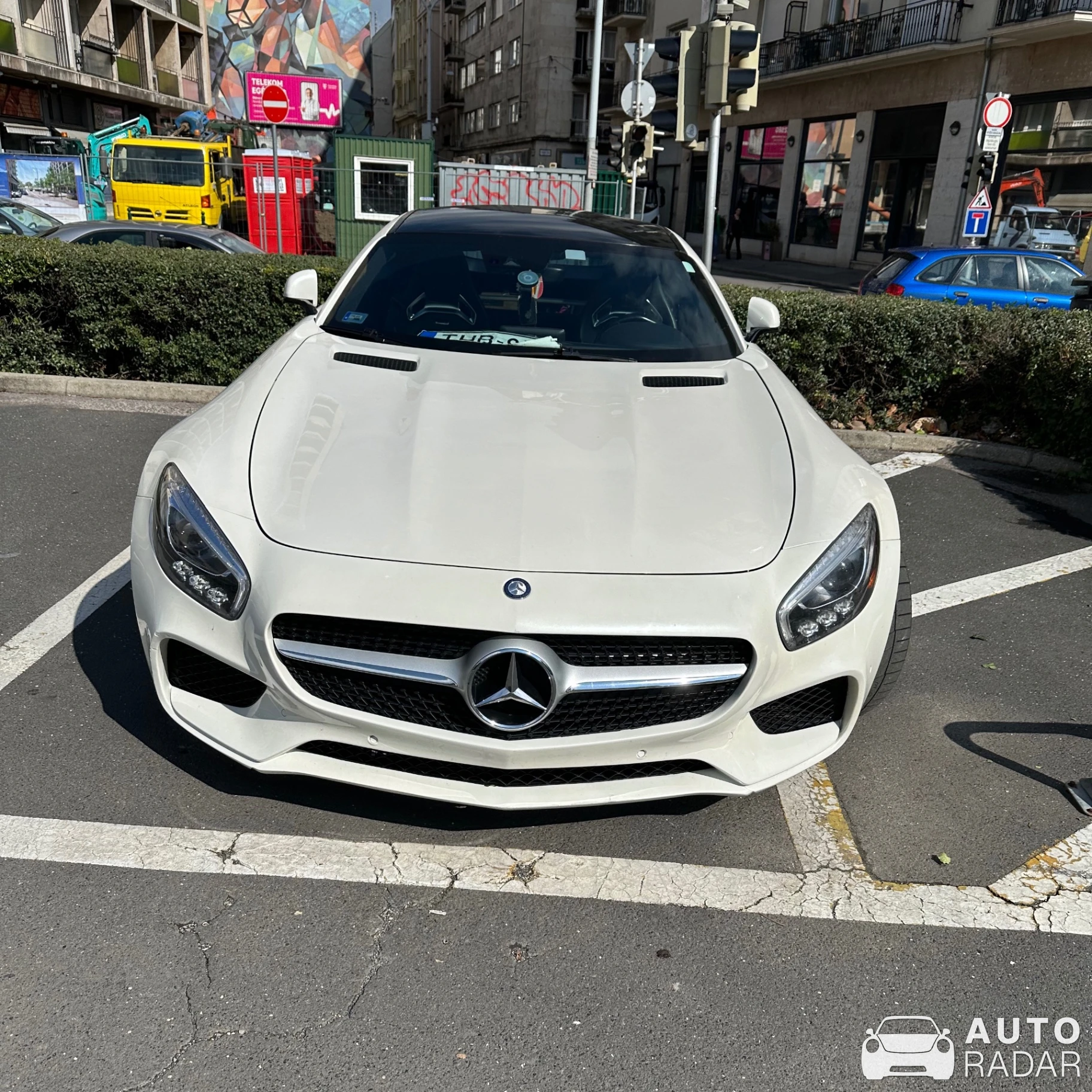 Mercedes-AMG GT C190 spotted in Budapest, Hungary