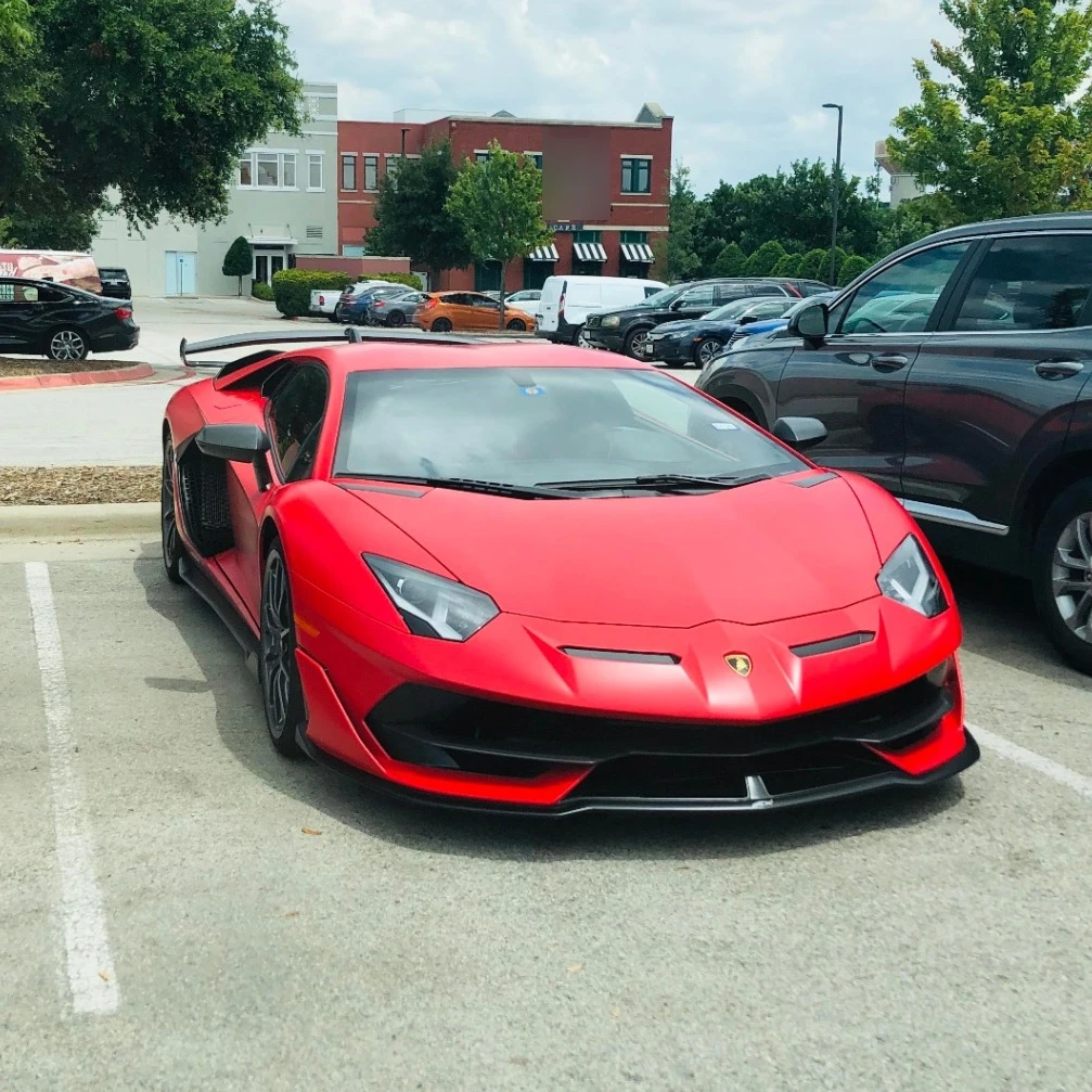 Lamborghini Aventador SVJ spotted in Vilnius, Lithuania