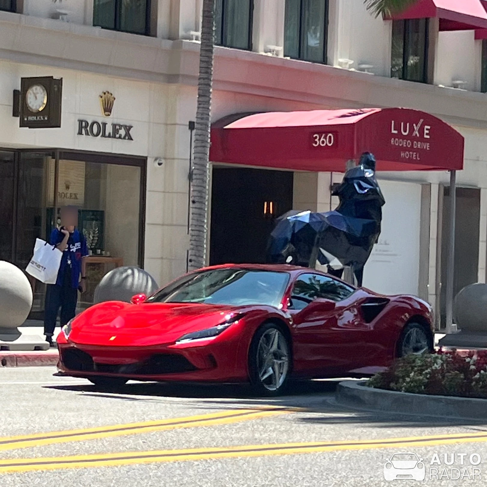 Ferrari F8 Tributo spotted in Beverly Hills, United States