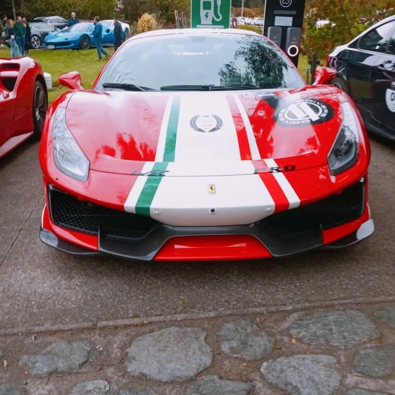 Ferrari 488 Pista Piloti spotted in Llanquihue, Chile