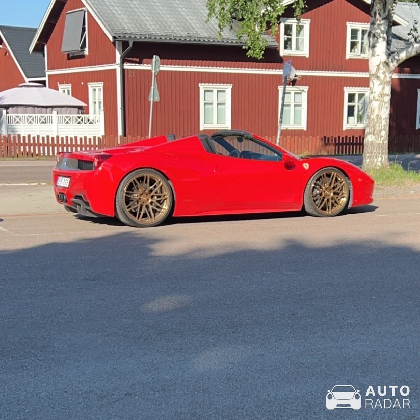 Ferrari 458 Spider spotted in Borlänge, Sweden
