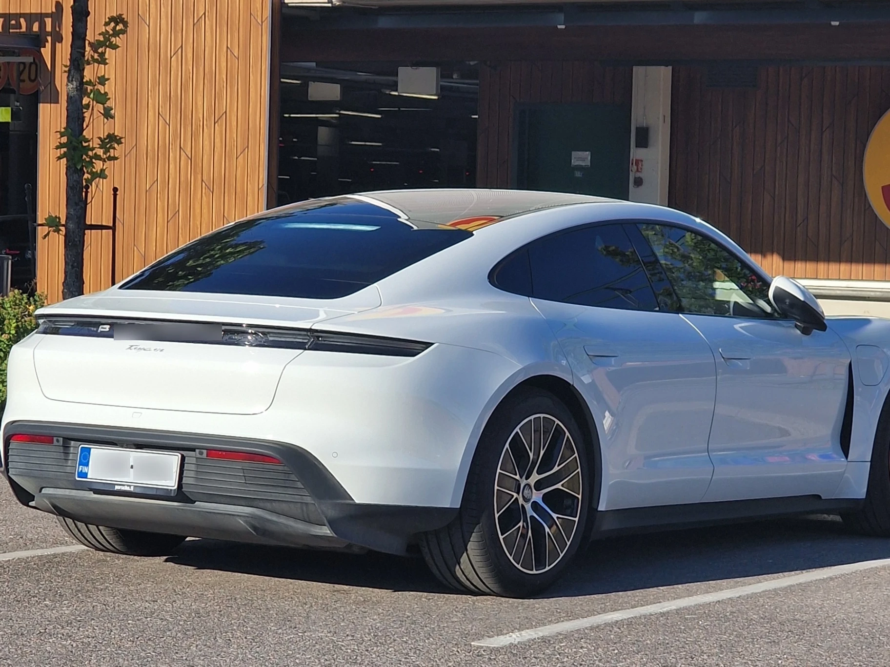 Porsche Taycan spotted in , Finland