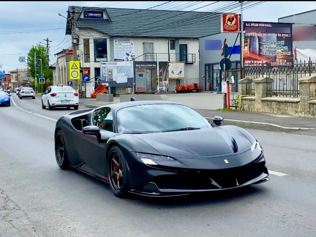 Ferrari SF90 Stradale spotted in Vălenii de Munte, România