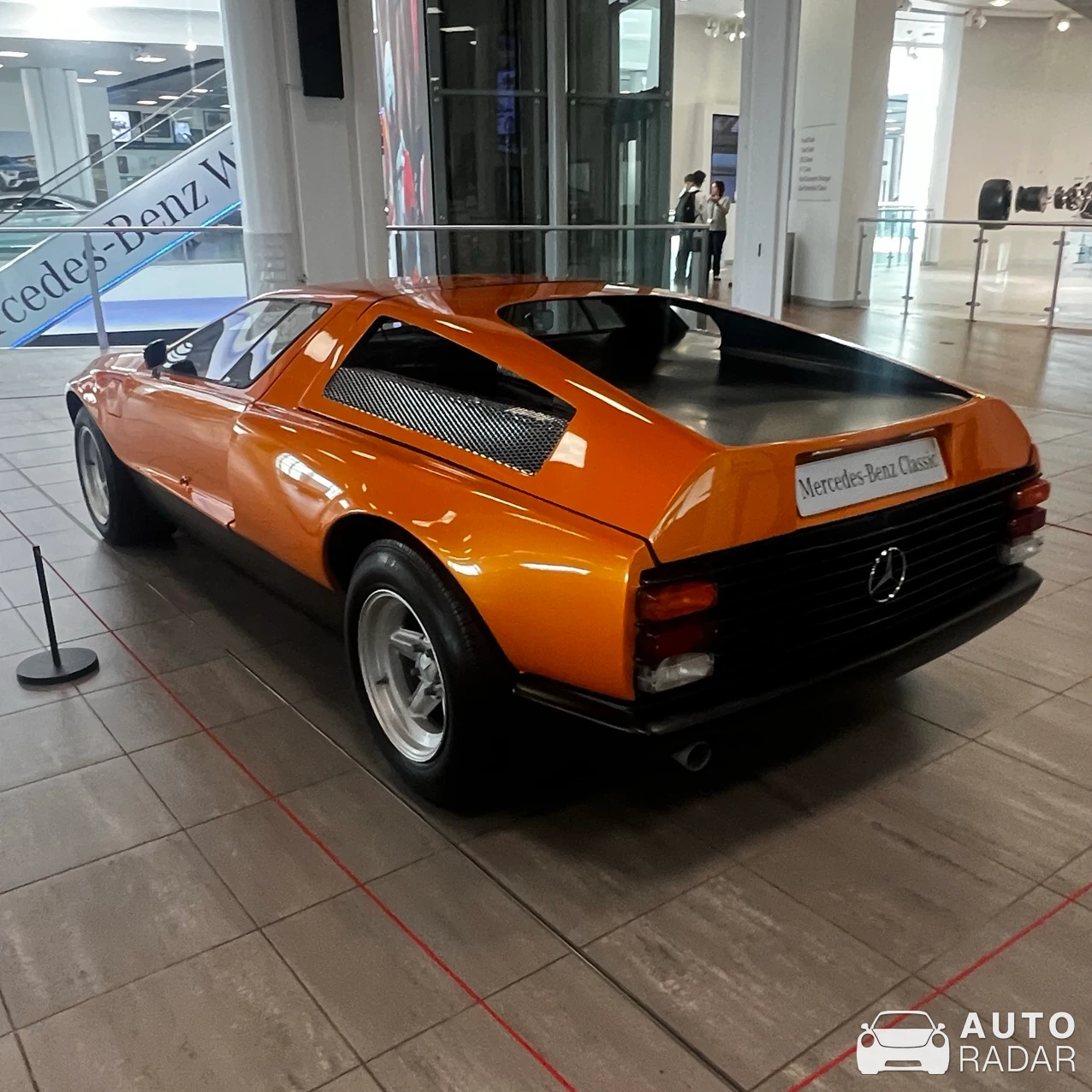 Mercedes-Benz C 111-II spotted in Weybridge
