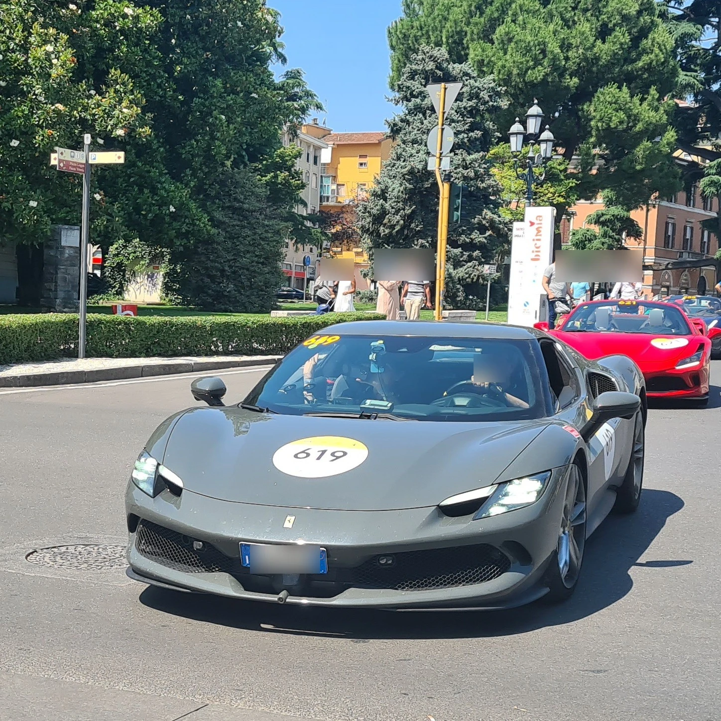Ferrari 296 GTB spotted in Brescia, Italy