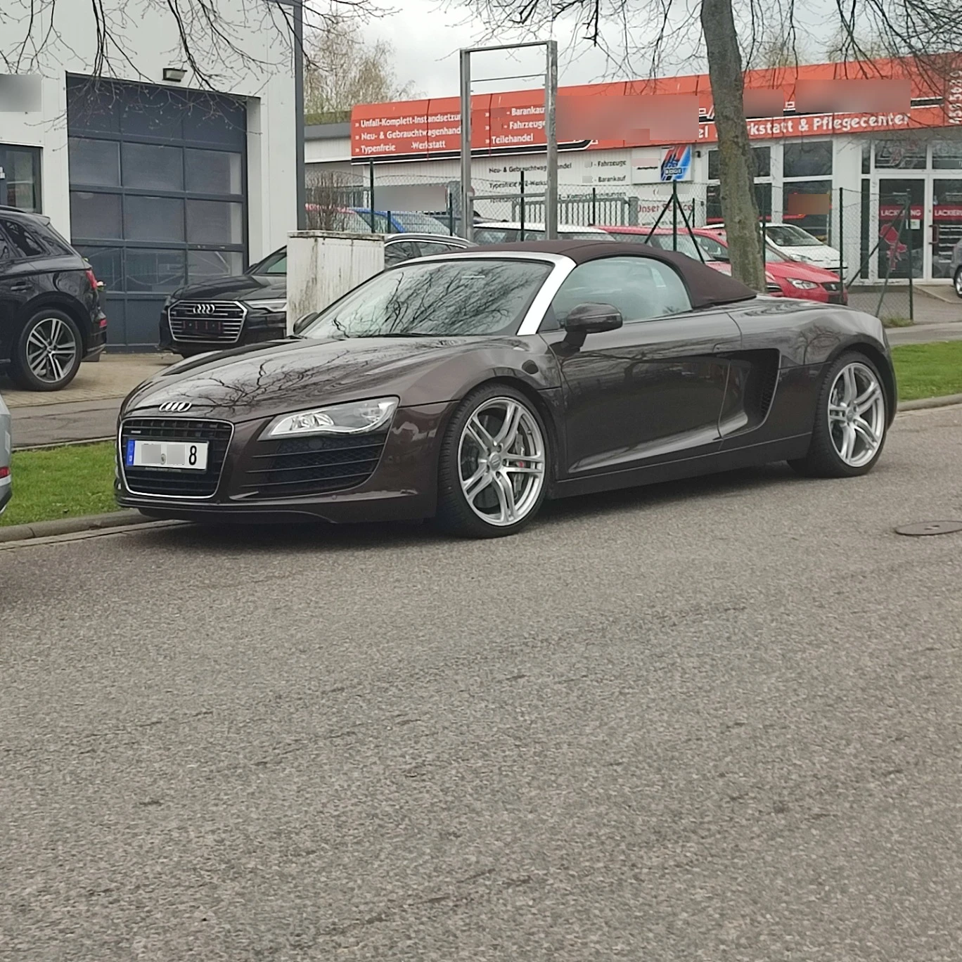 Audi R8 V8 Spyder spotted in Chemnitz, Deutschland