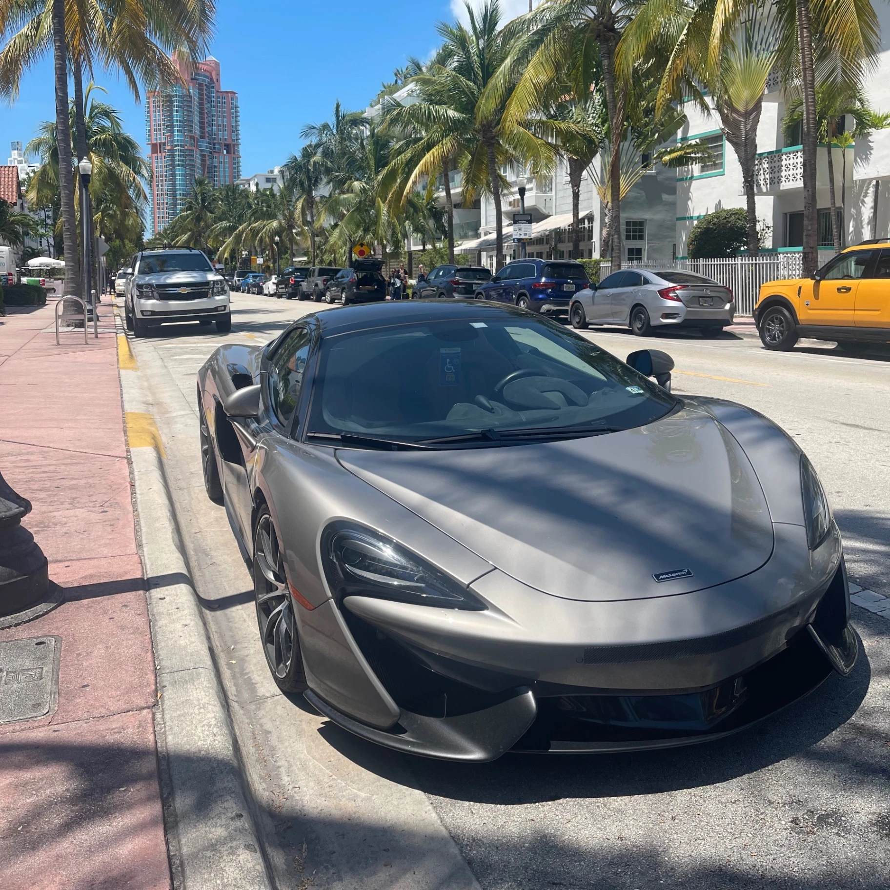 McLaren 570S Spider spotted in Miami Beach, United States