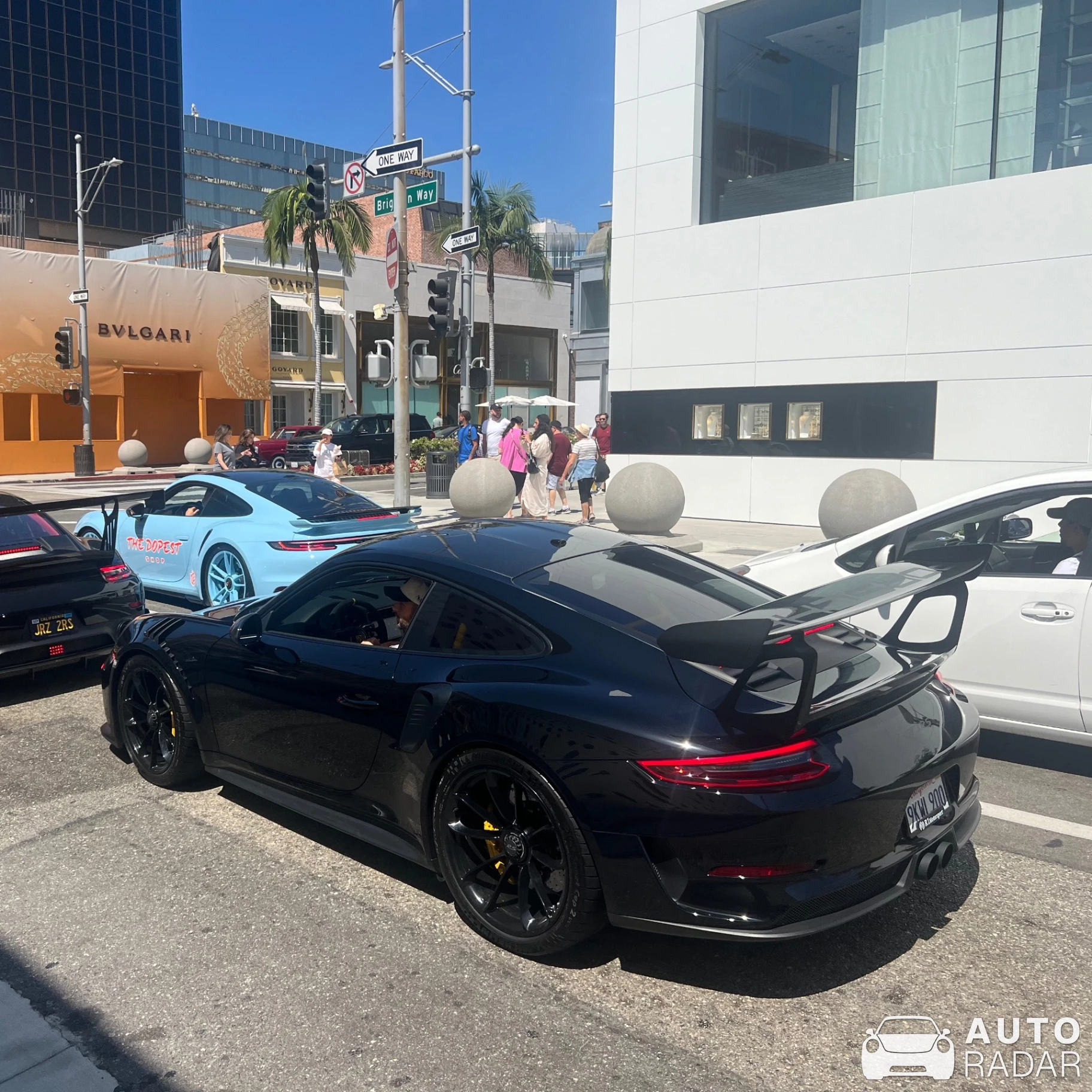 Porsche 911 GT3 RS spotted in Beverly Hills, United States