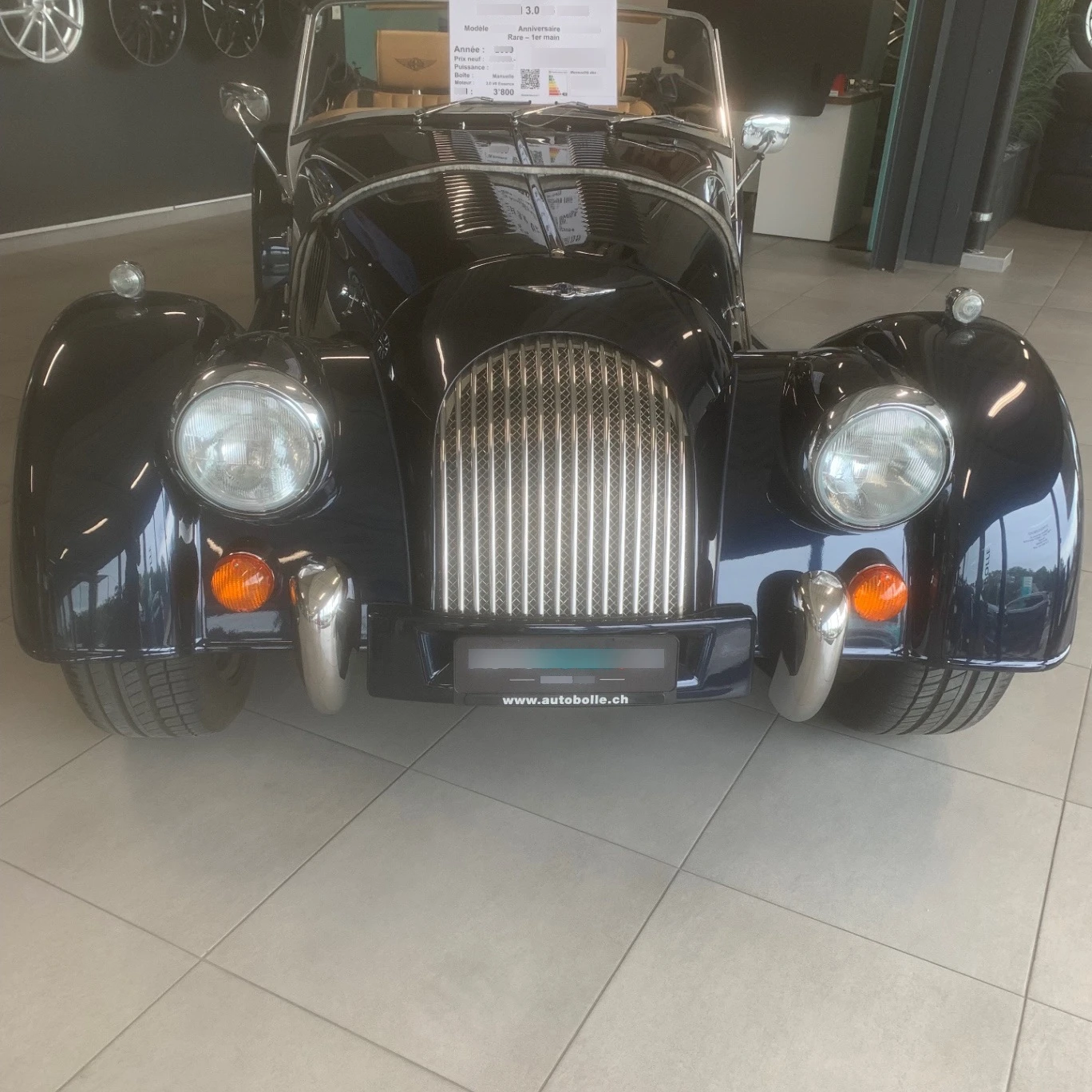 Morgan Plus 4 spotted in Tolochenaz, Suisse
