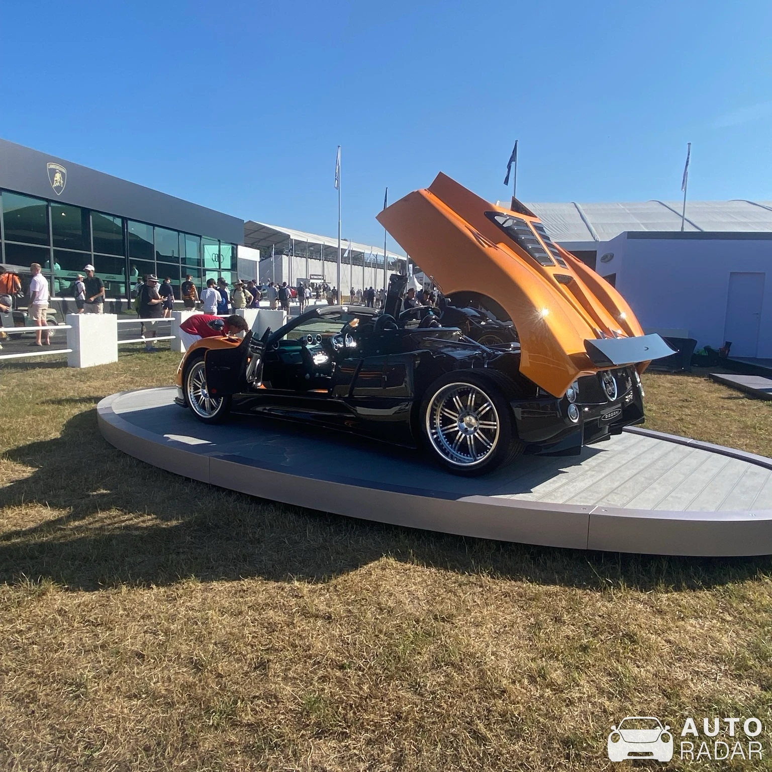 Pagani Zonda F Roadster Clubsport spotted in Worthing