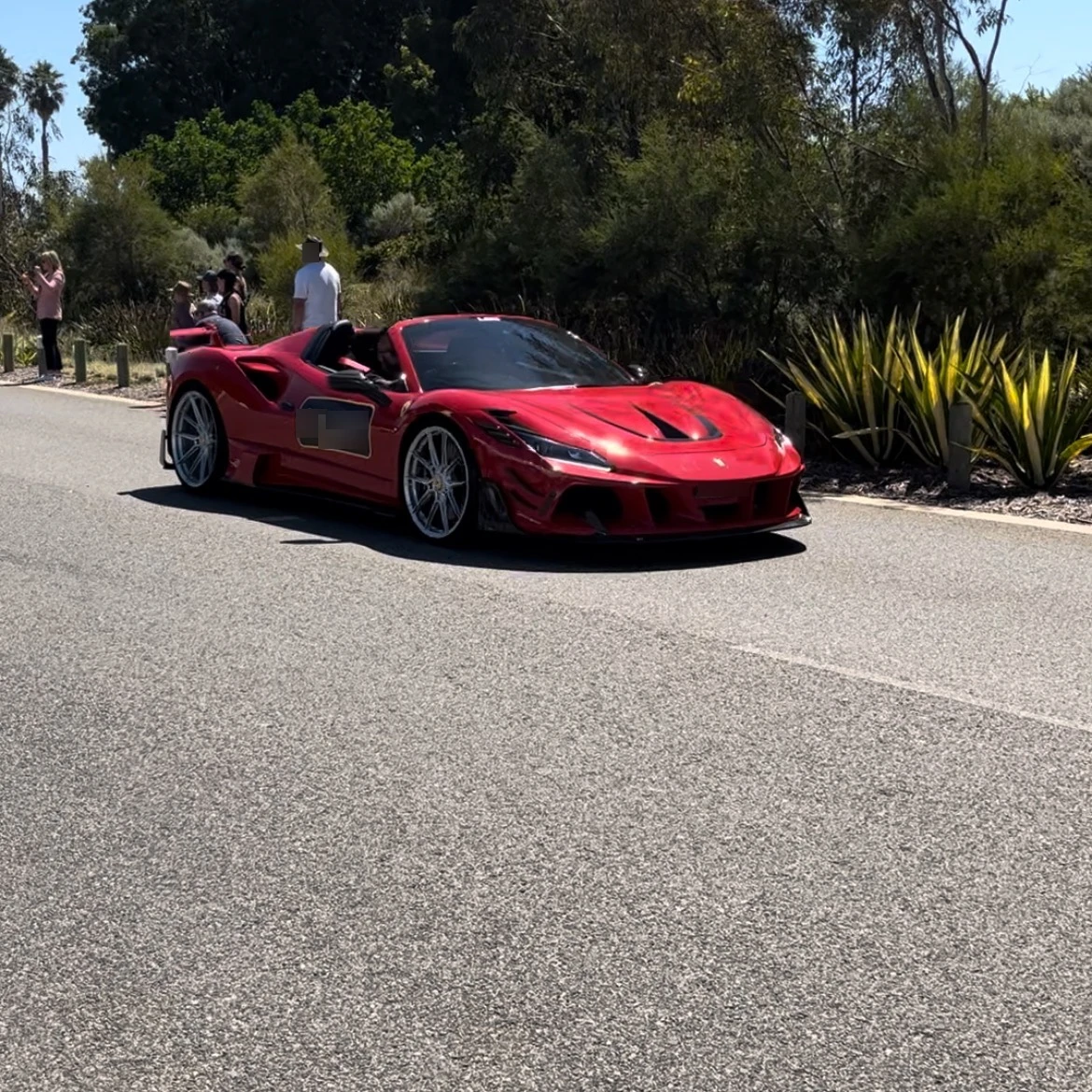 Ferrari F8 Spider Mansory spotted in Burswood, Australia