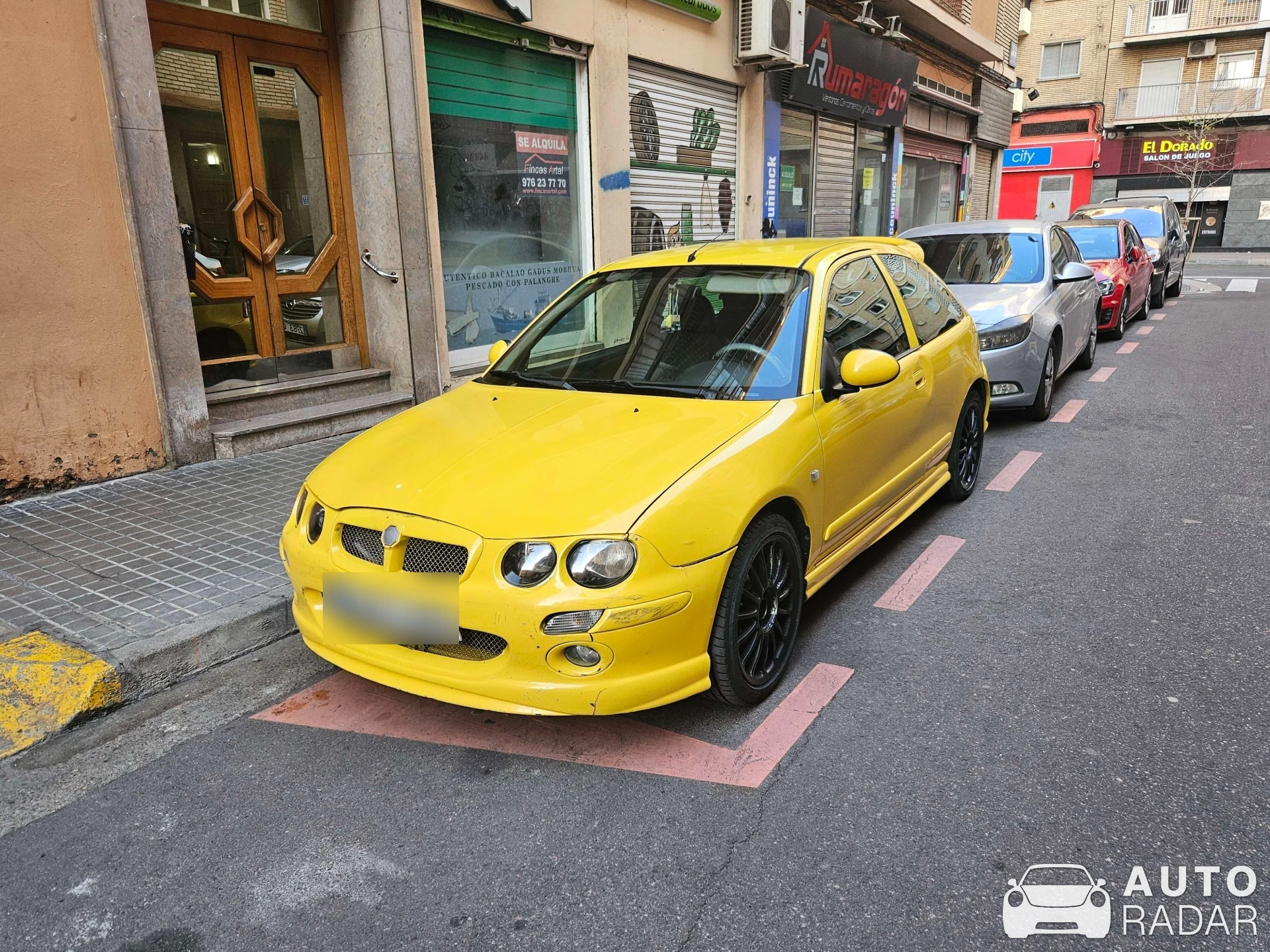 MG ZR spotted in Zaragoza