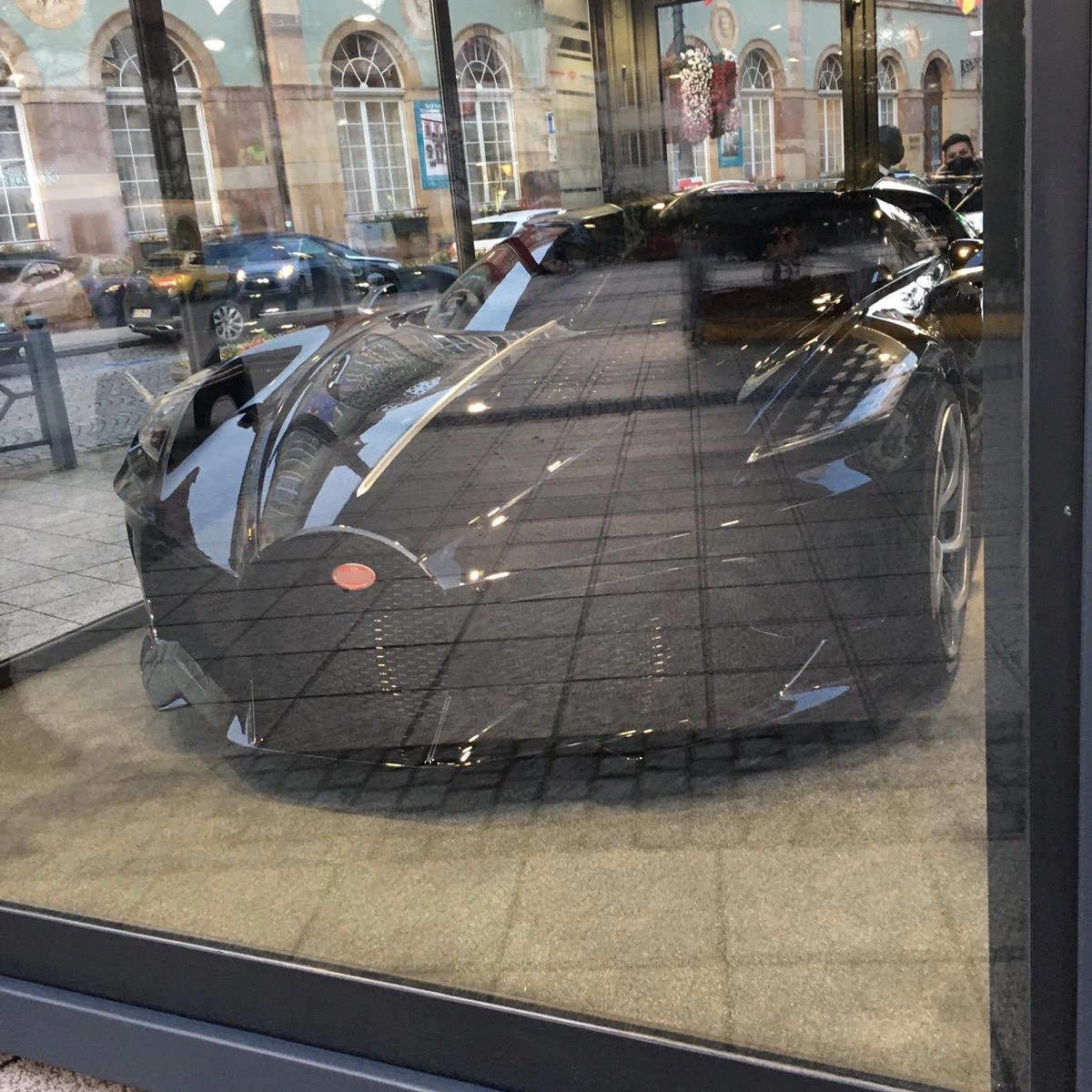 Bugatti La Voiture Noire spotted in Molsheim, France
