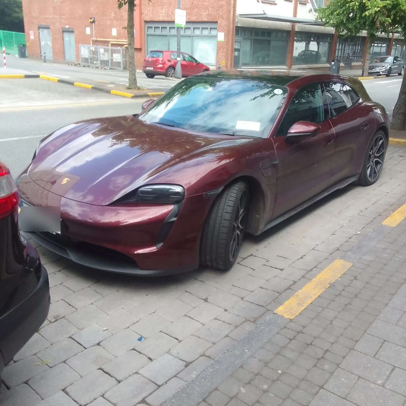 Porsche Taycan Turbo S spotted in County Dublin, Ireland