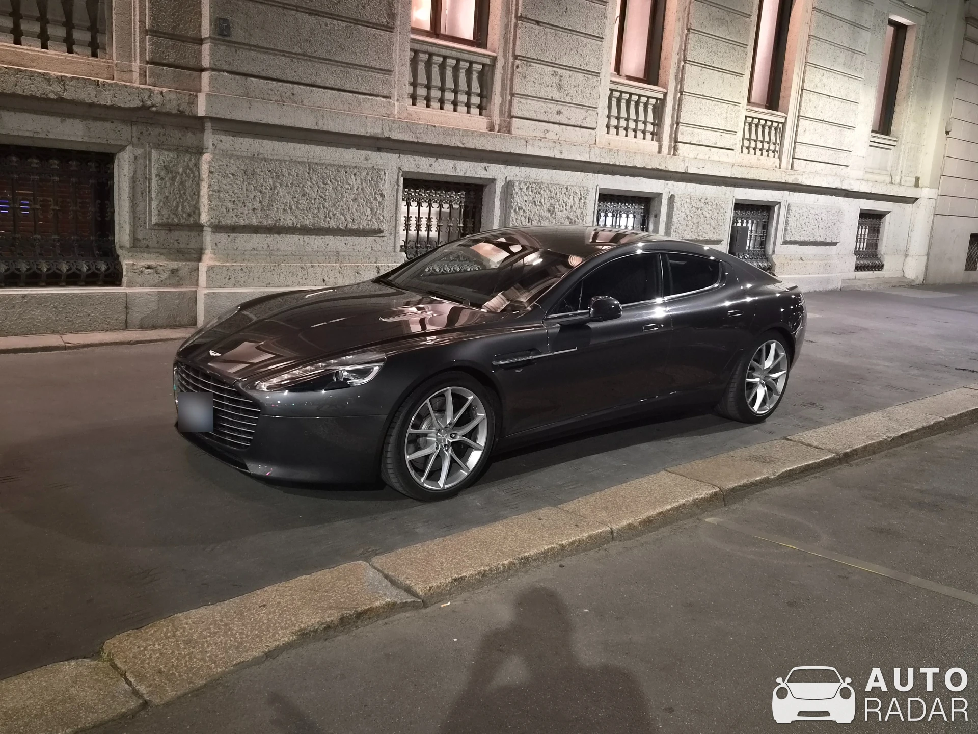 Aston Martin Rapide S spotted in Milano