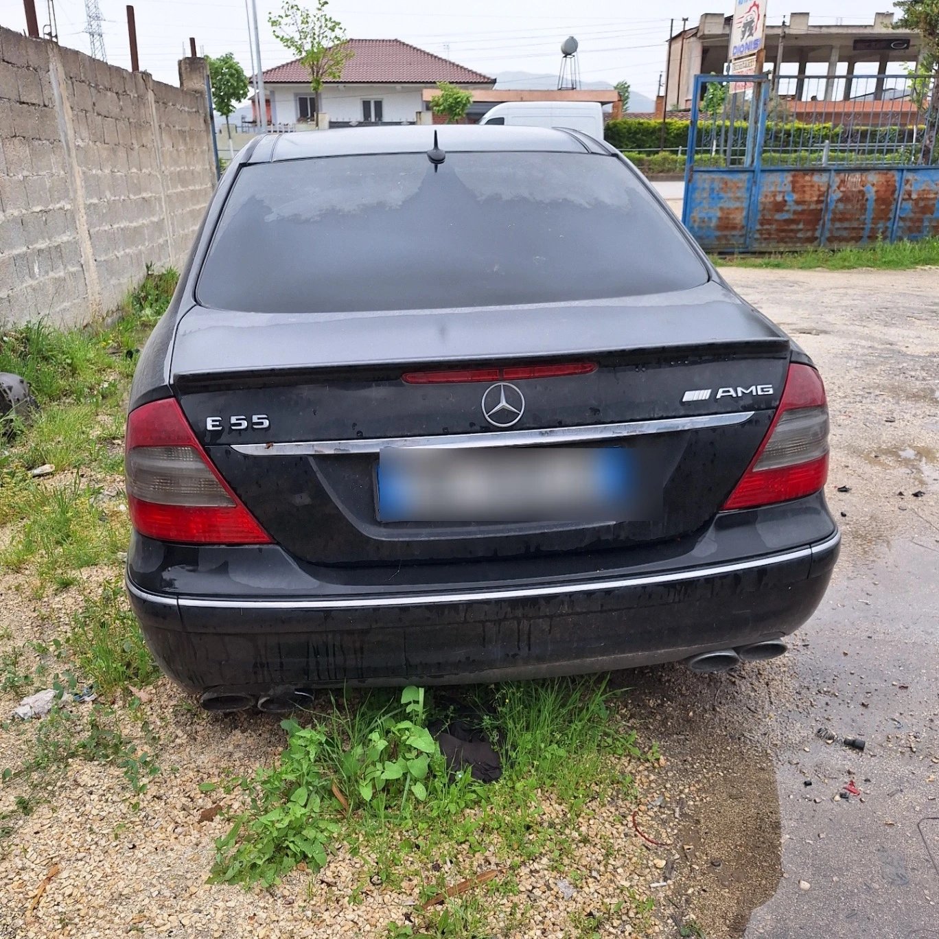 Mercedes Benz E55 AMG spotted in Kuçovë, Albania