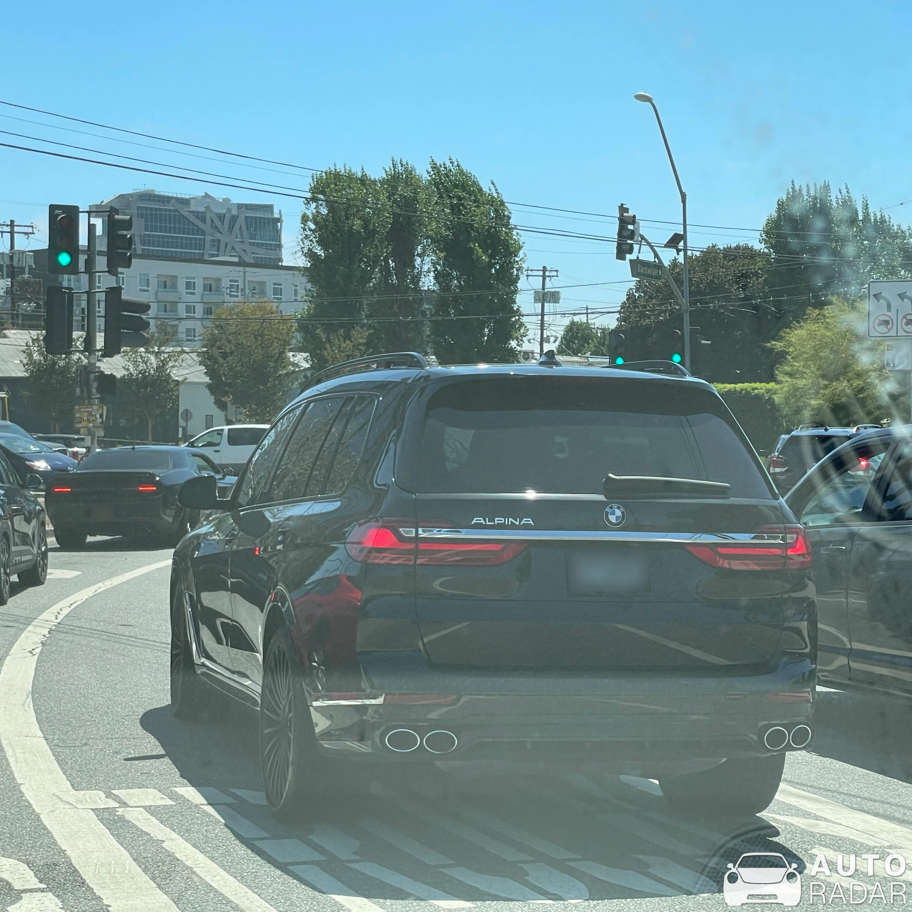 Alpina XB7 spotted in Los Angeles