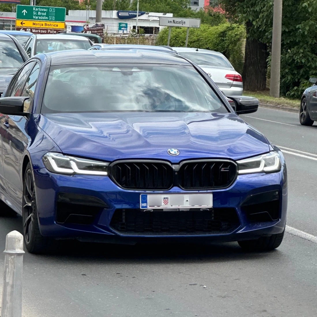 BMW M5 Competition spotted in Sesvete, Hrvatska