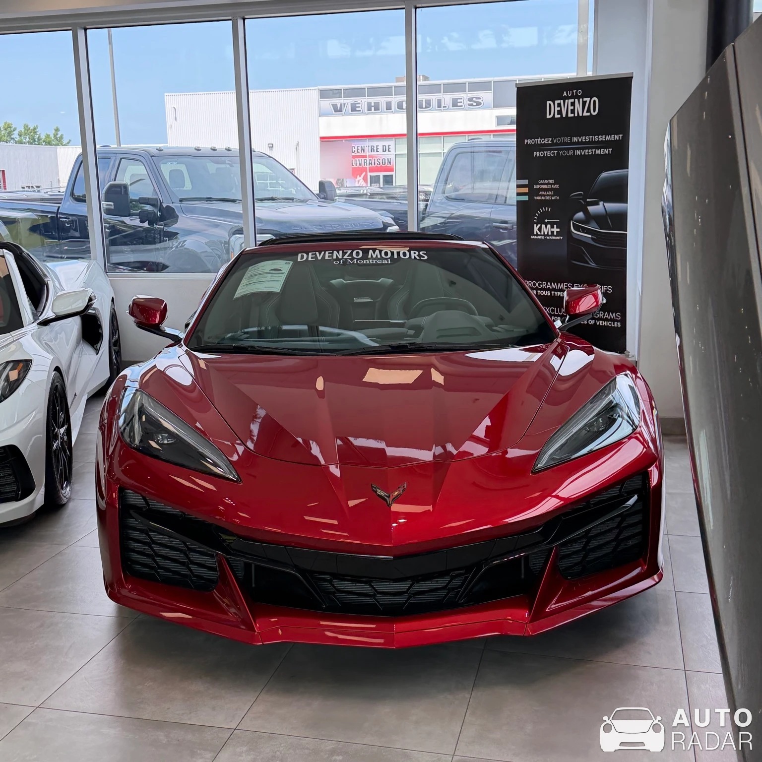 Chevrolet Corvette C8 Z06 Convertible spotted in St-Eustache