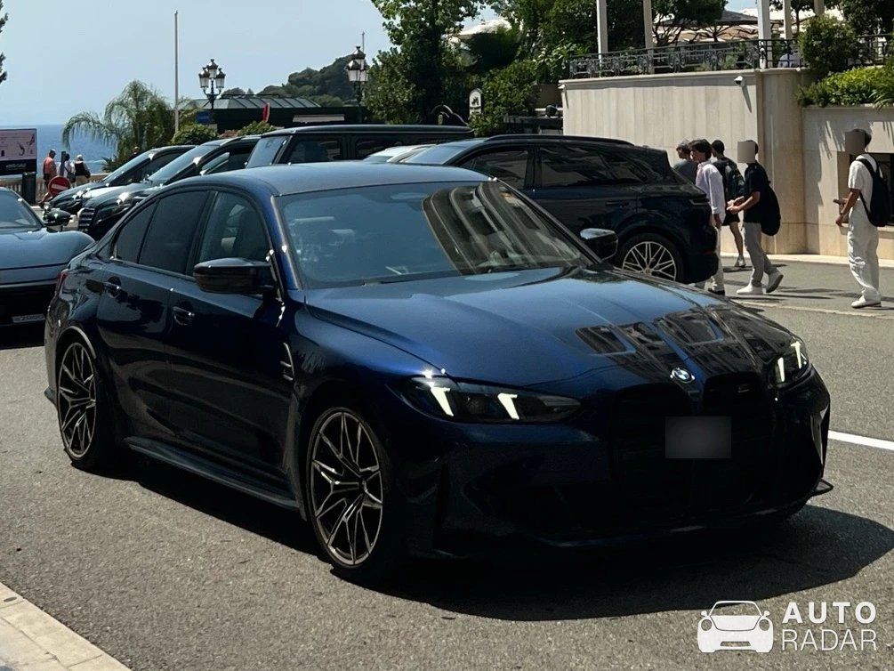 BMW M3 G80 Sedan Competition spotted in Monaco
