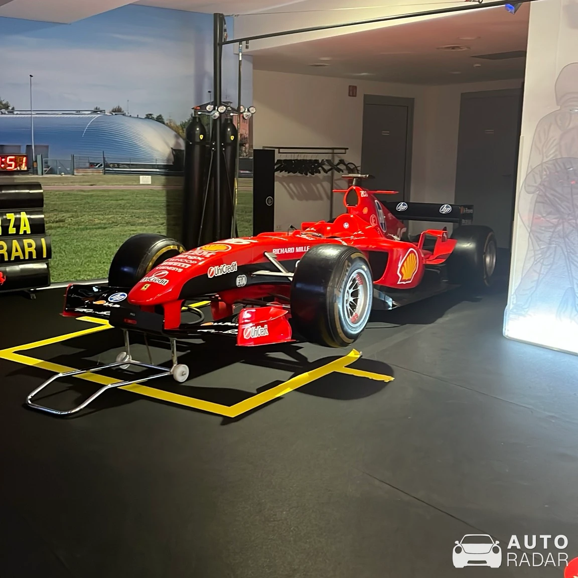 Ferrari F2001 spotted in Maranello