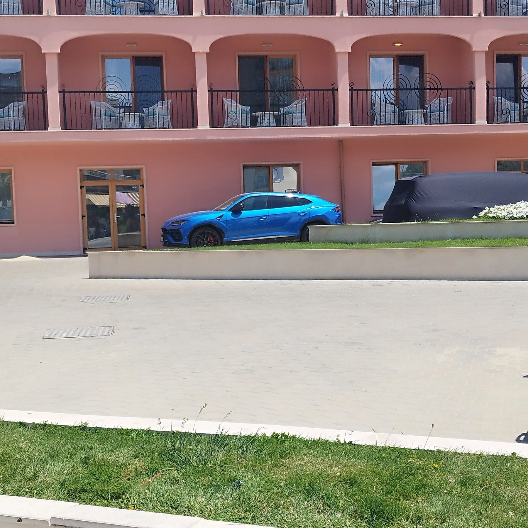 Lamborghini Urus spotted in Sunny Beach, Bulgaria