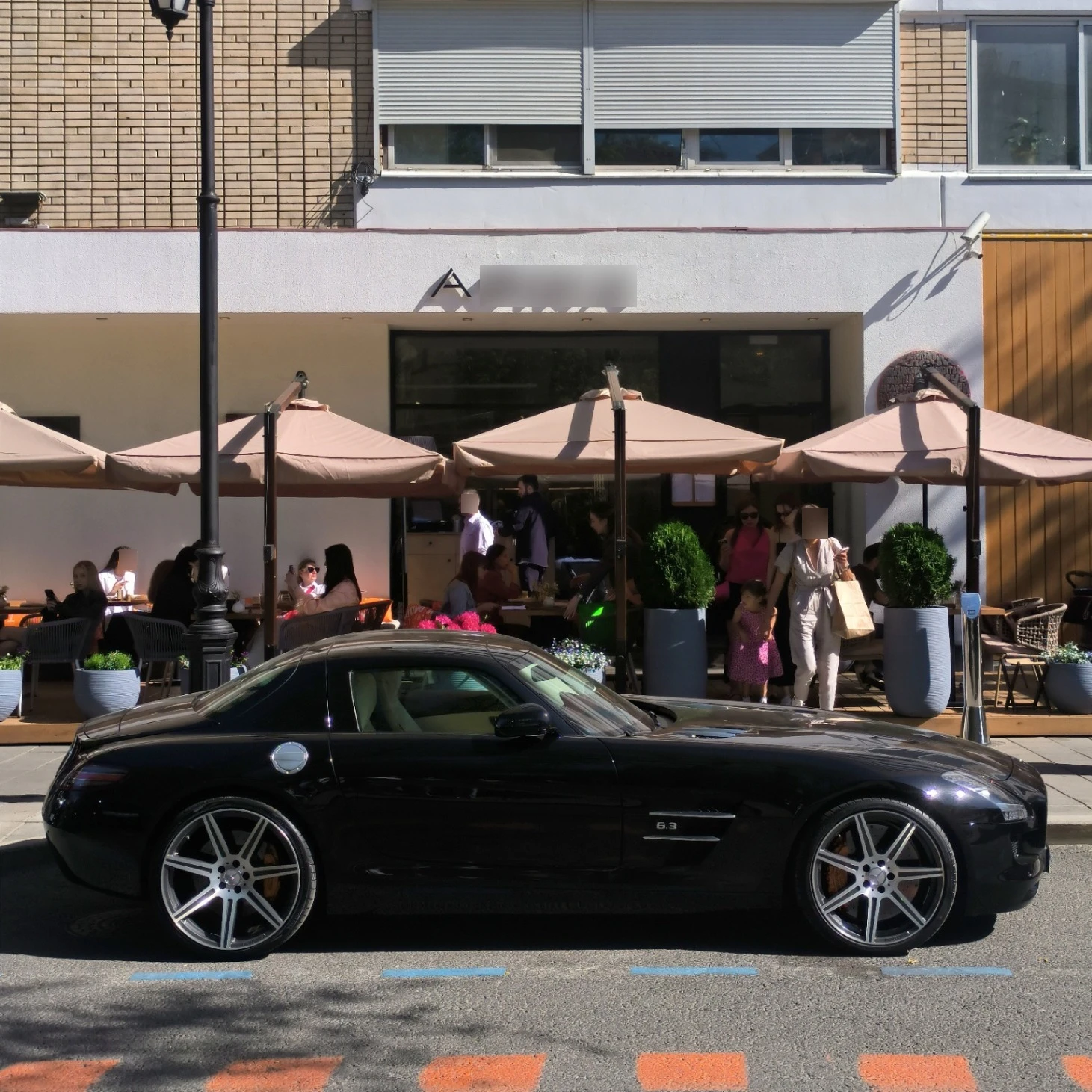 Mercedes-Benz SLS AMG spotted in Москва, Россия