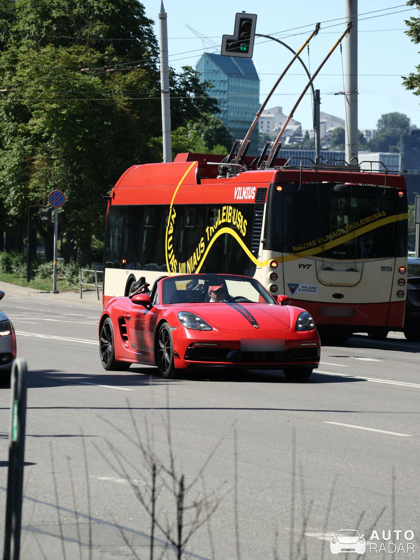 Porsche 718 Boxster S spotted in Vilnius