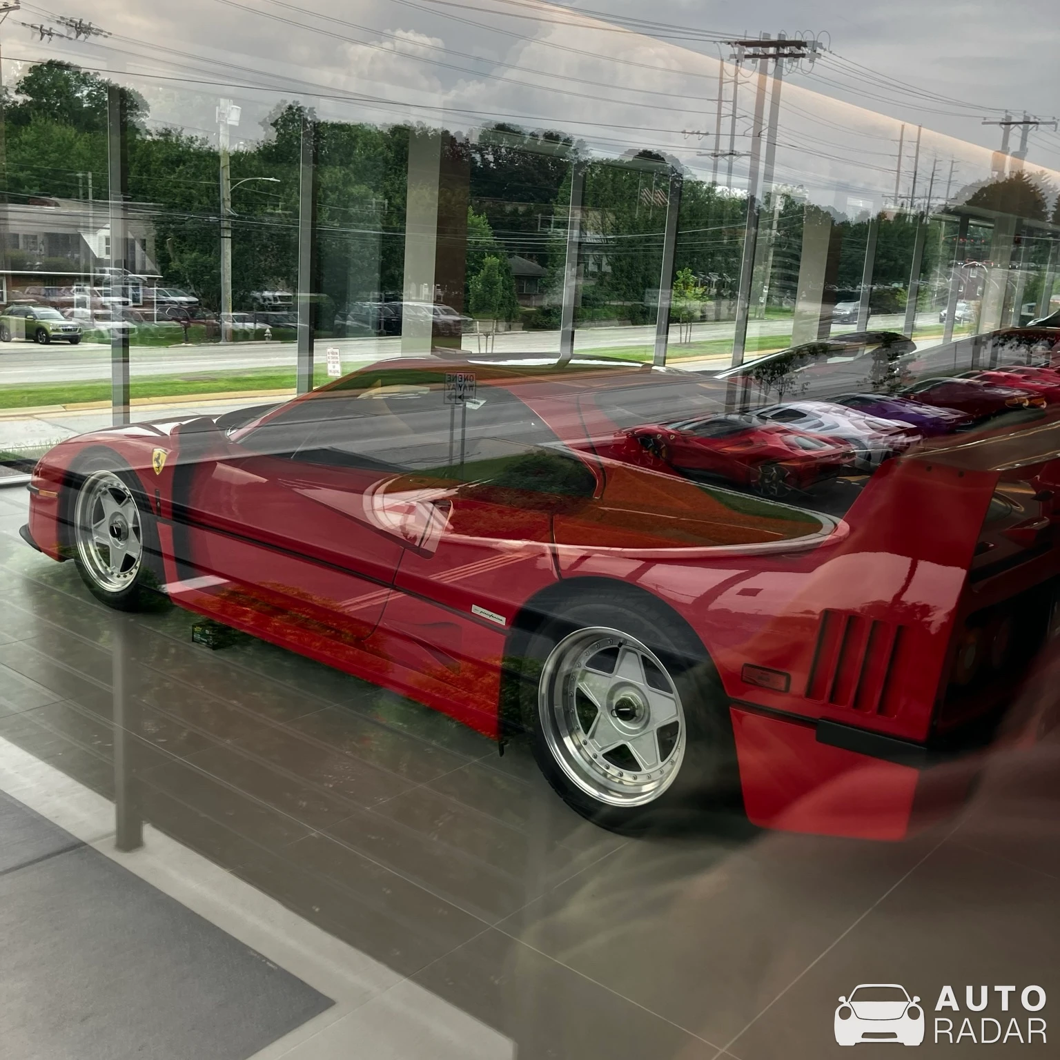 Ferrari F40 spotted in Chesterbrook