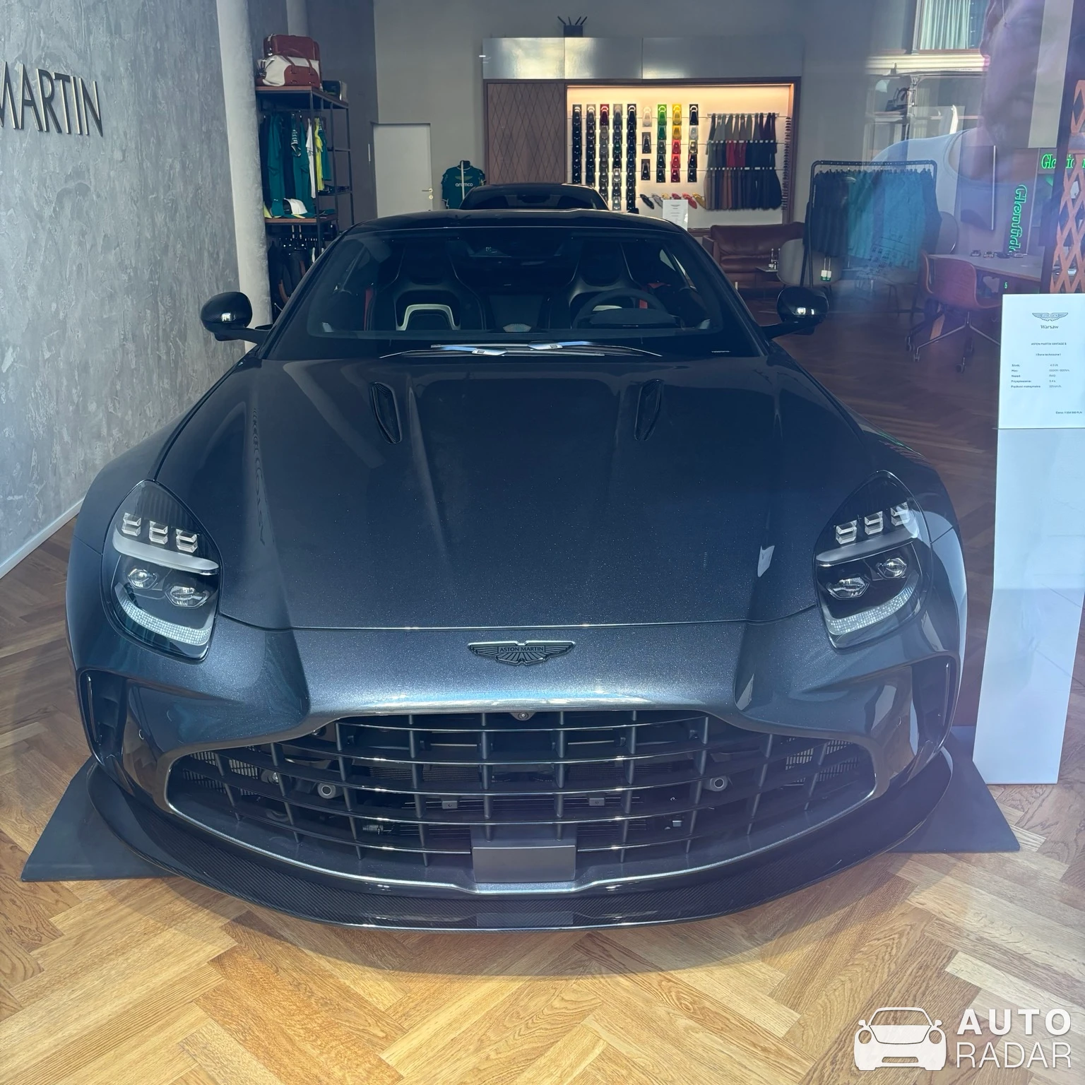 Aston Martin V8 Vantage S spotted in Varsova