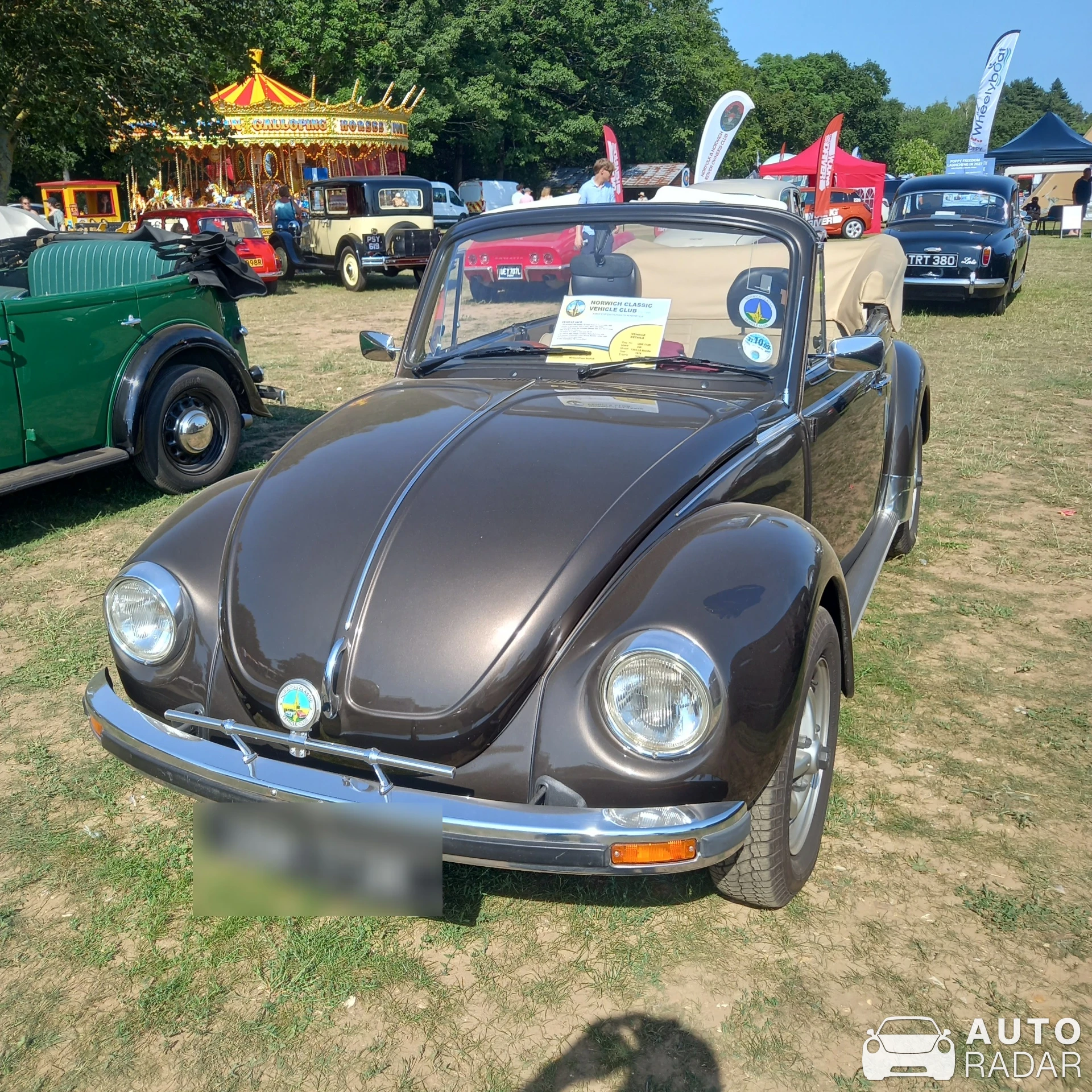 Volkswagen Beetle Convertible spotted in Norwich