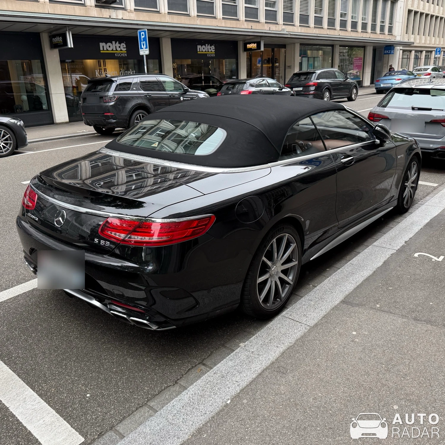 Mercedes-AMG S 63 Convertible A217 spotted in Zürich