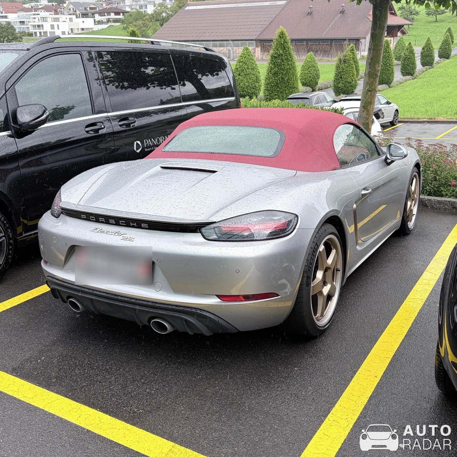 Porsche 718 Boxster 25 Years spotted in Feusisberg