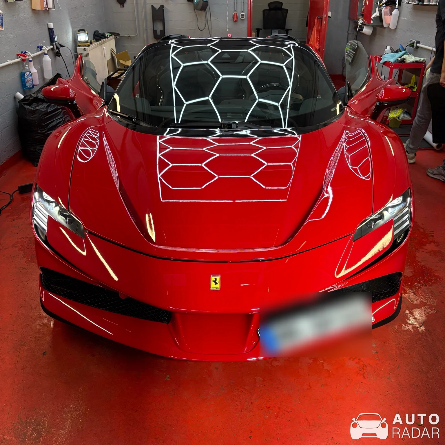 Ferrari SF90 Spider spotted in Hamburg
