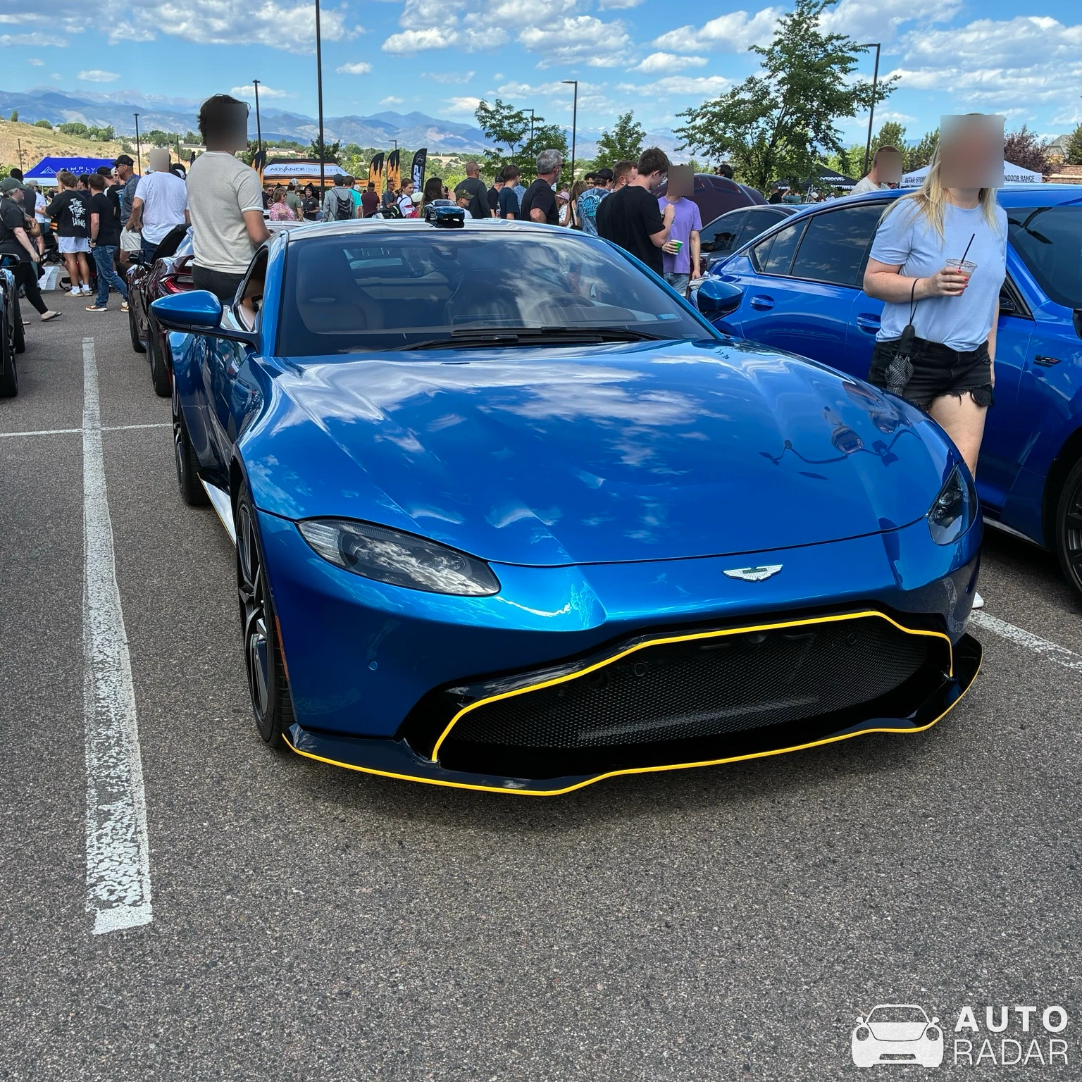 Aston Martin V8 Vantage Formula 1 Edition spotted in Parker