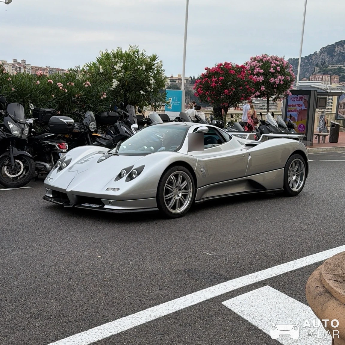 Pagani Zonda F Roadster Clubsport spotted in Mónaco