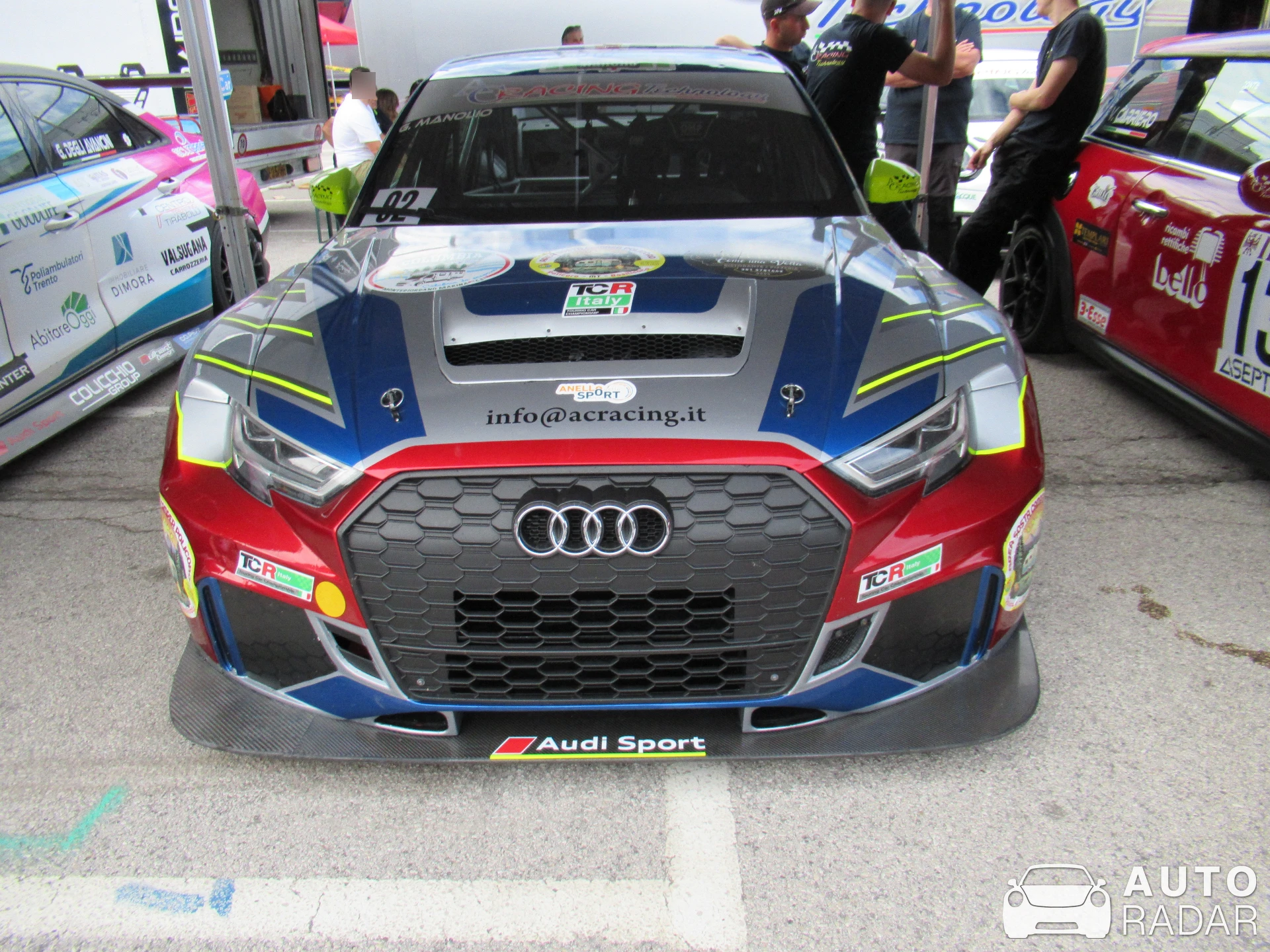 Audi RS3 LMS Gen 2 spotted in Trento