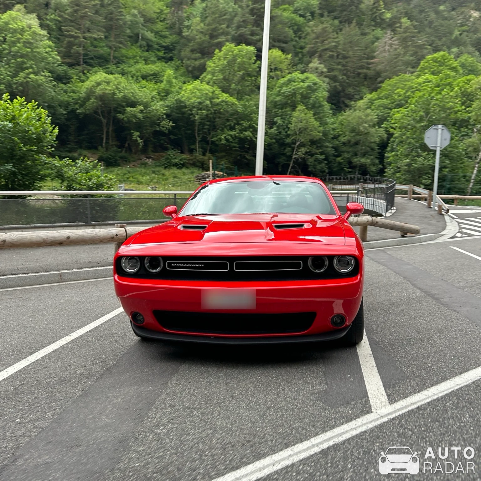 Dodge Challenger spotted in Andorra la Vella