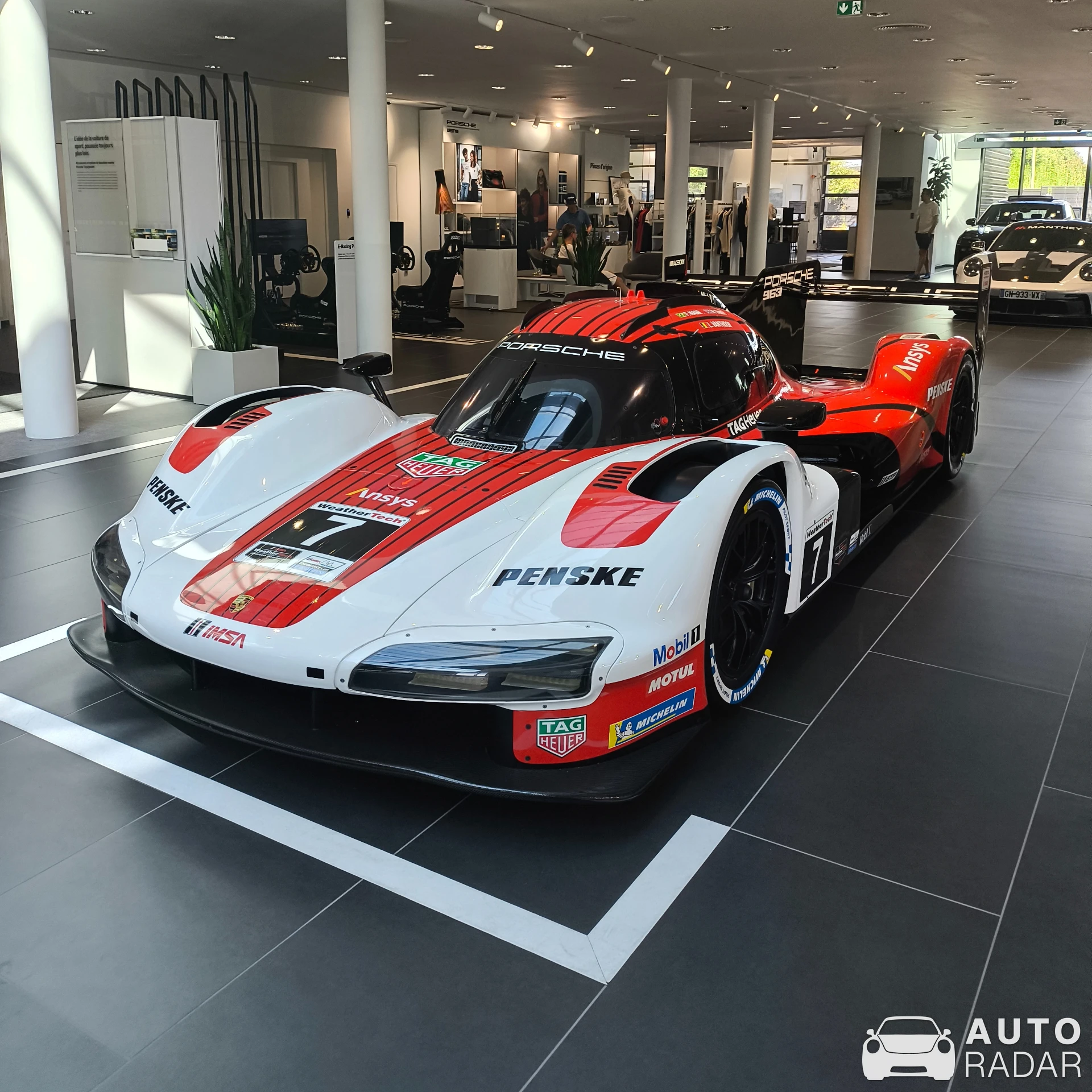 Porsche 963 spotted in Poissy