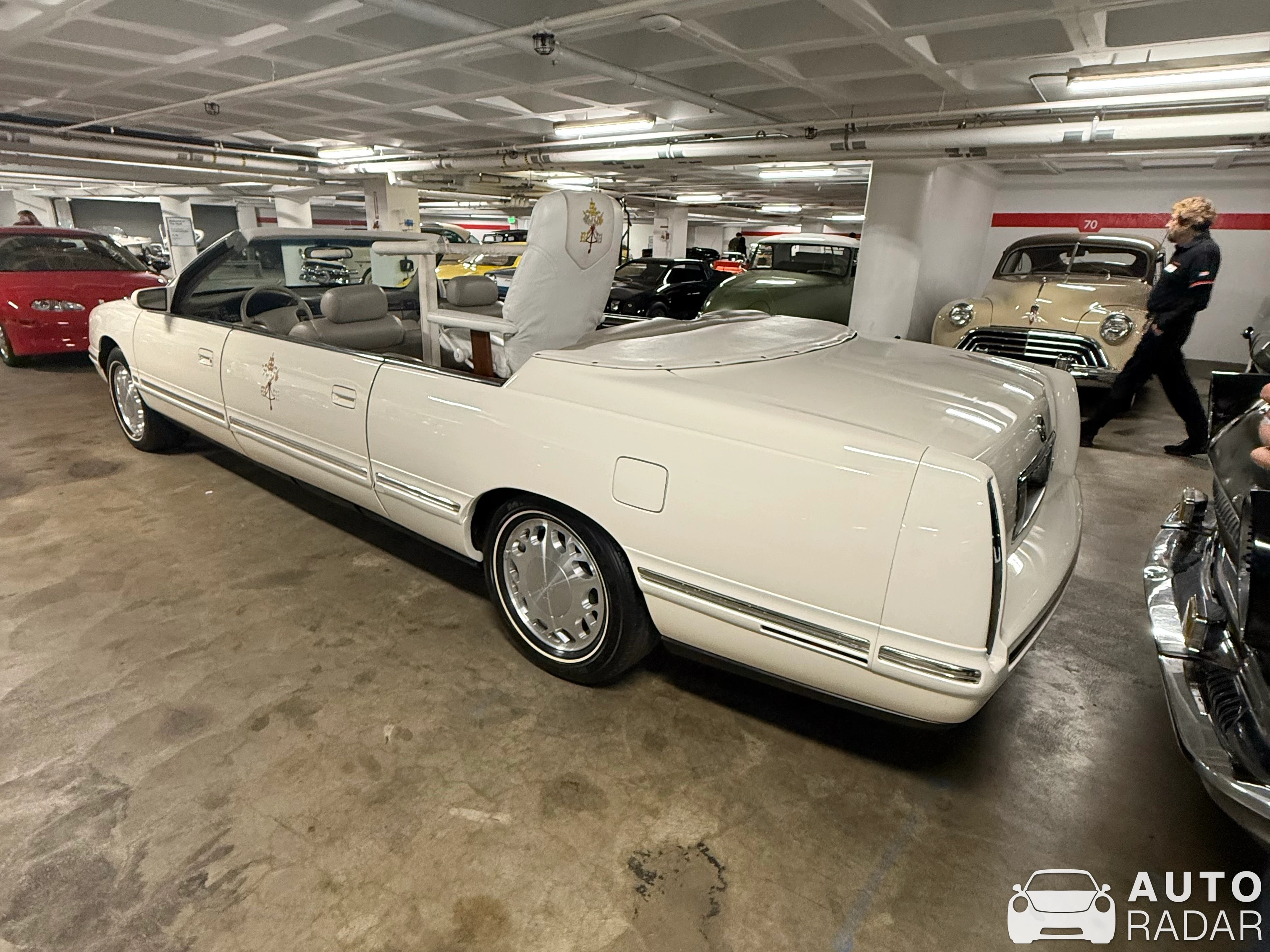 Cadillac DeVille Parade Phaeton "Popemobile" spotted in Los Angeles