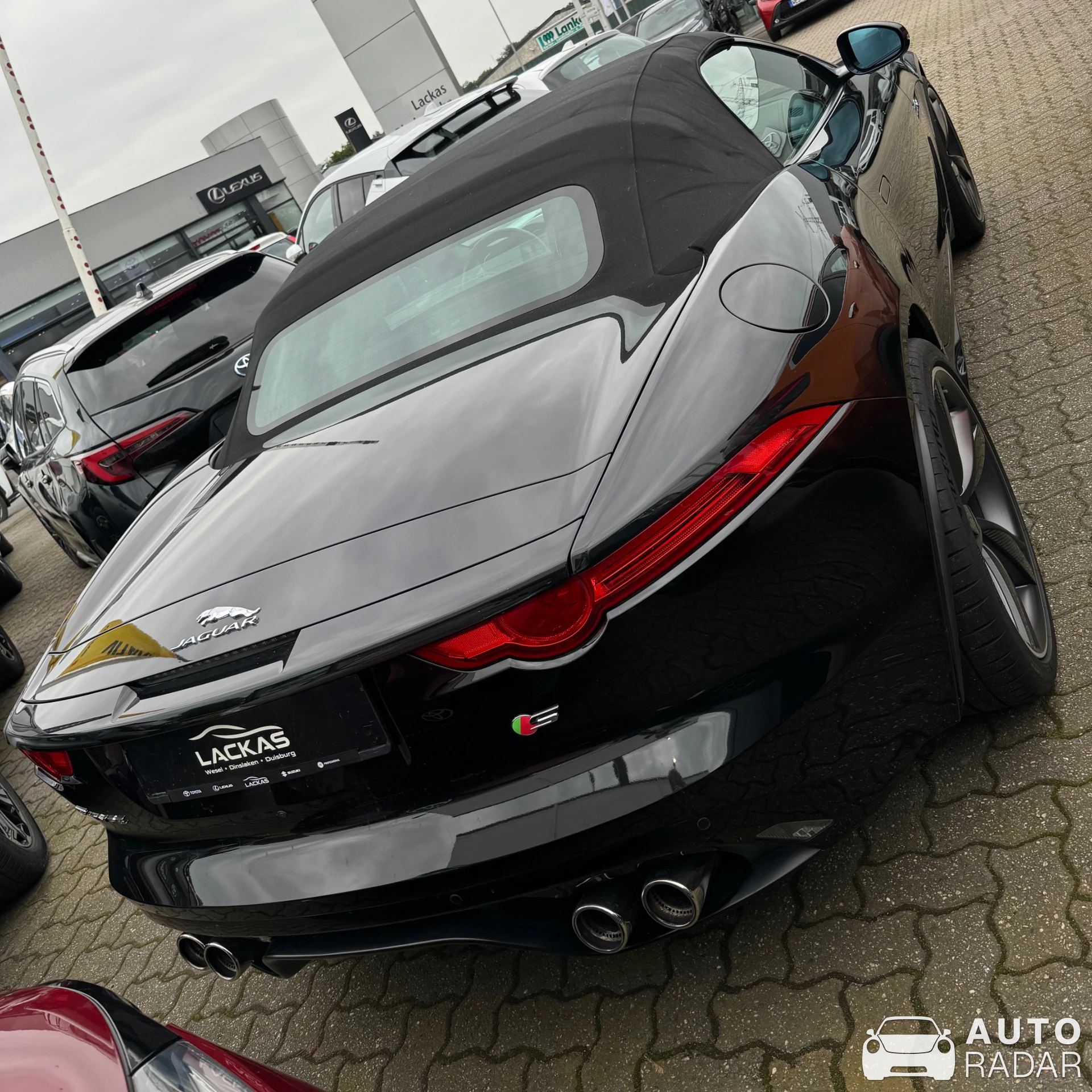 Jaguar F-Type S Convertible spotted in Wesel