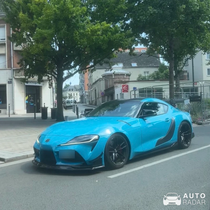 Toyota GR Supra A90 spotted in Valenciennes