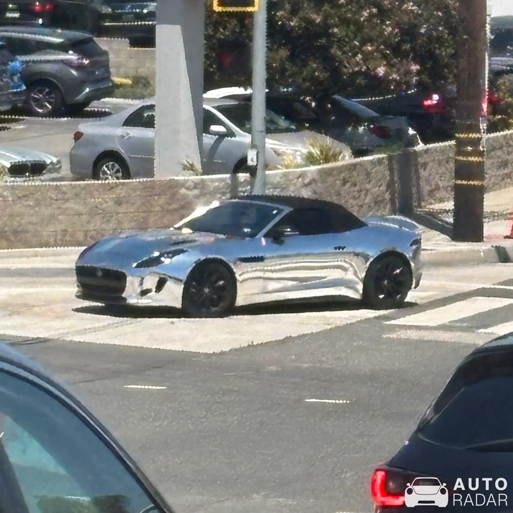 Jaguar F-Type S Convertible spotted in Redondo Beach