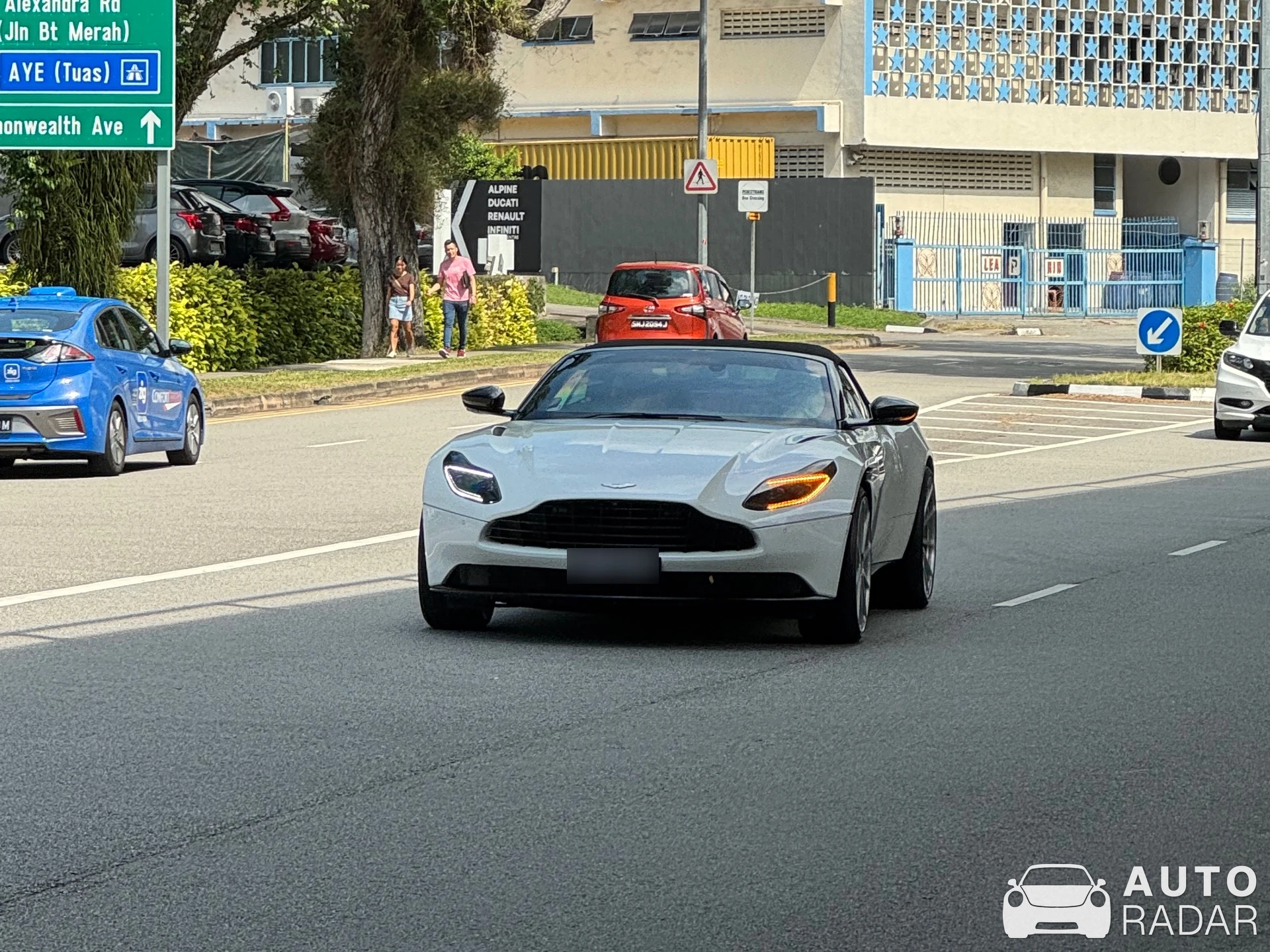 Aston Martin DB11 V8 Volante spotted in Singapore