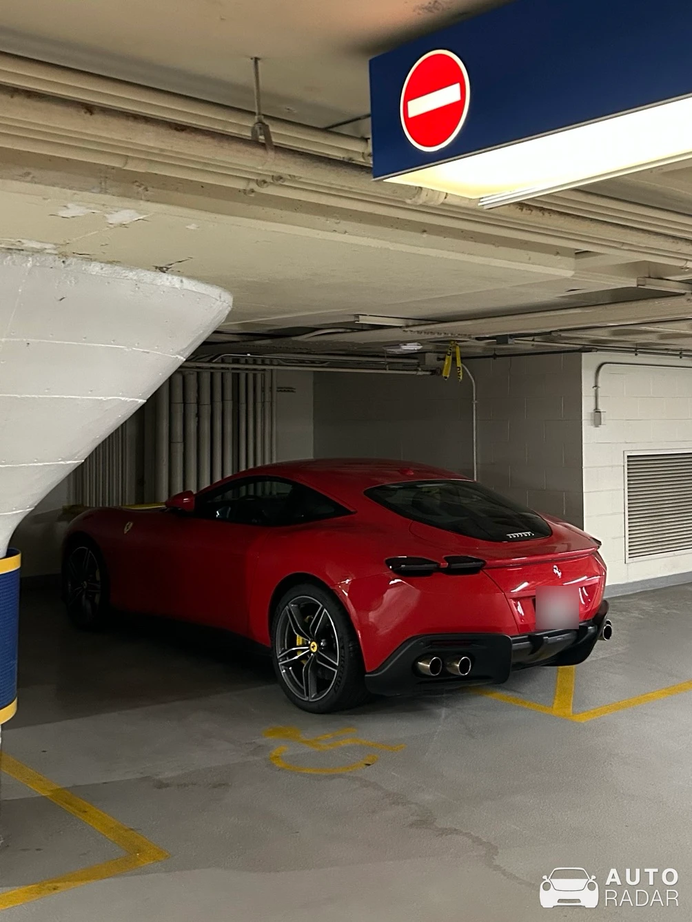 Ferrari Roma spotted in Westwood