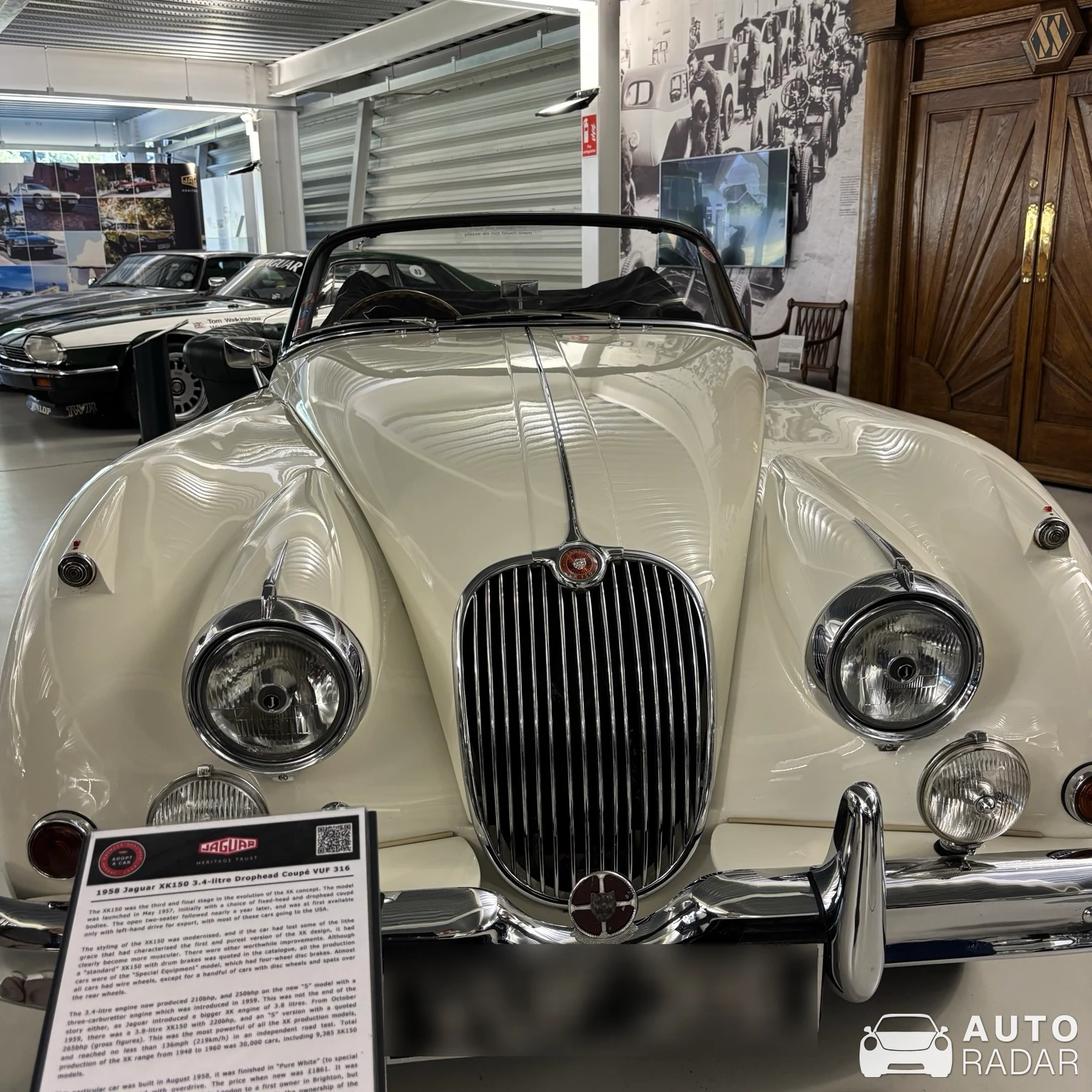 Jaguar XK150 spotted in Warwick