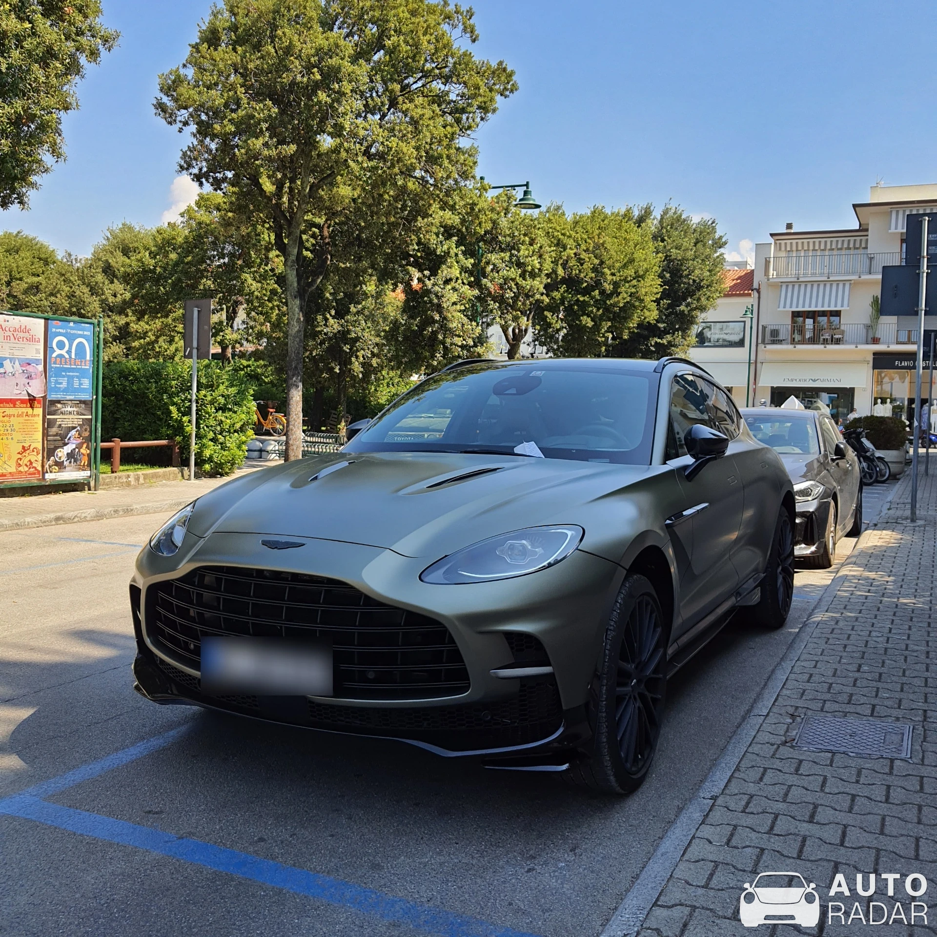 Aston Martin DBX707 spotted in Viareggio