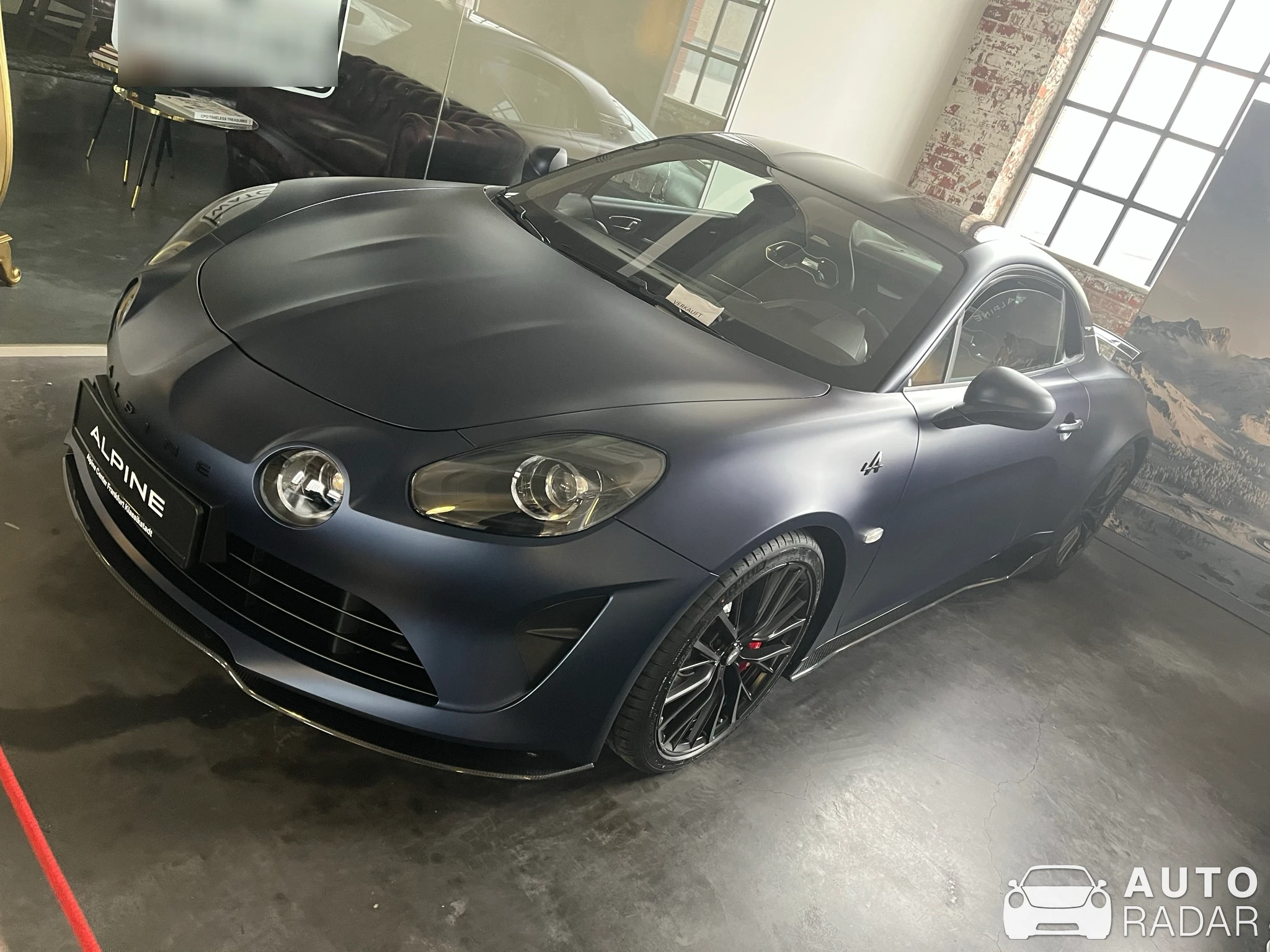 Alpine A110 R spotted in Frankfurt am Main