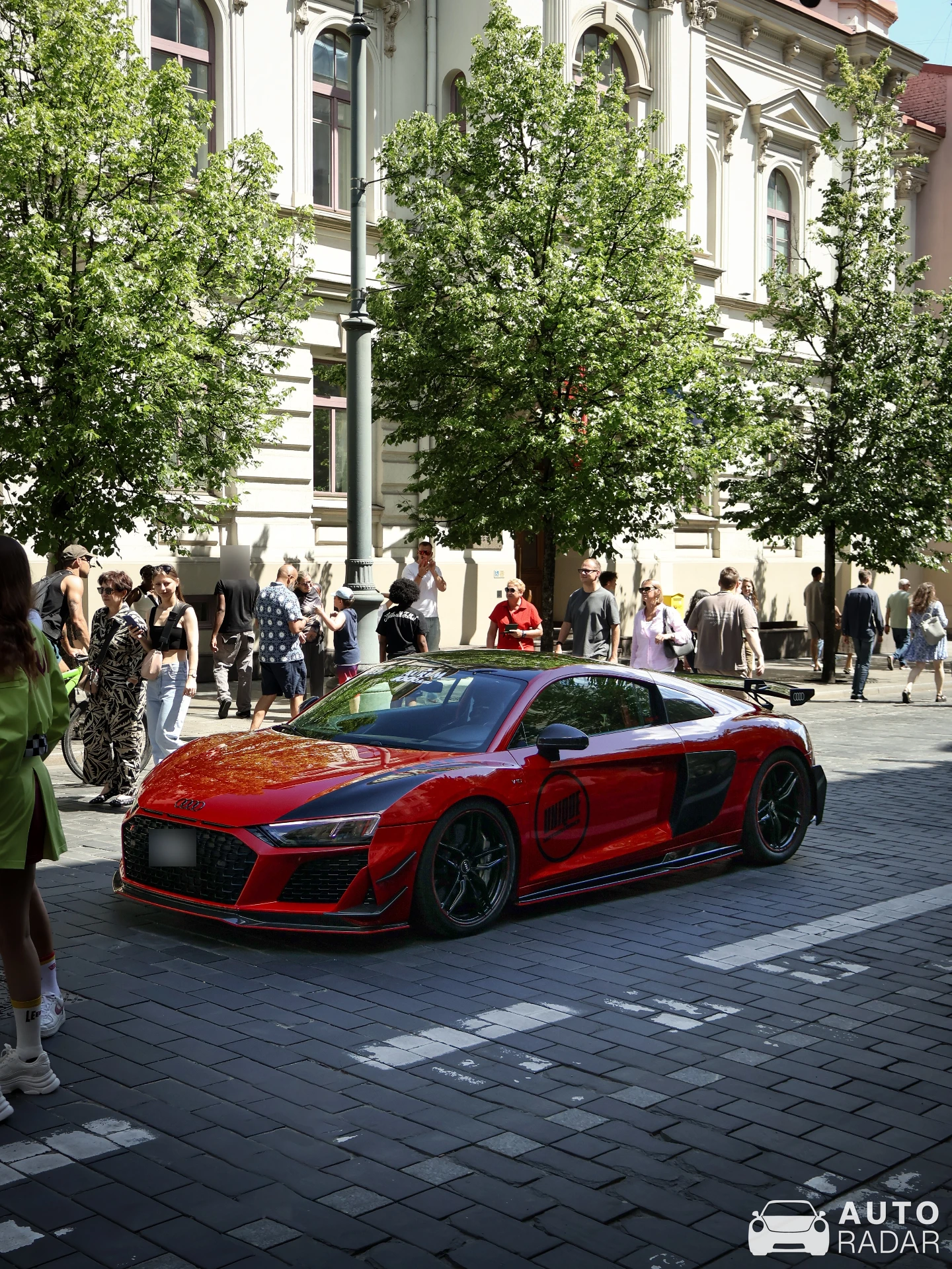Audi R8 V10 Plus spotted in Vilnius