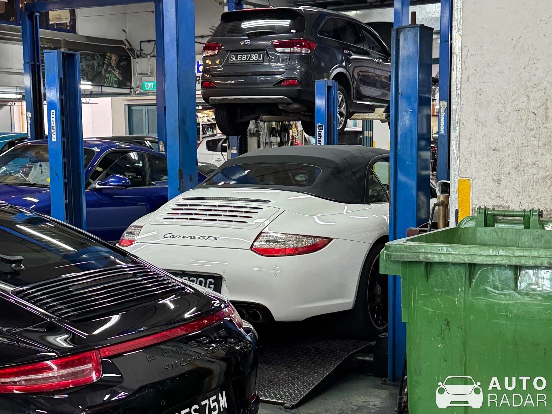 Porsche 997 Carrera GTS Cabriolet spotted in Singapore